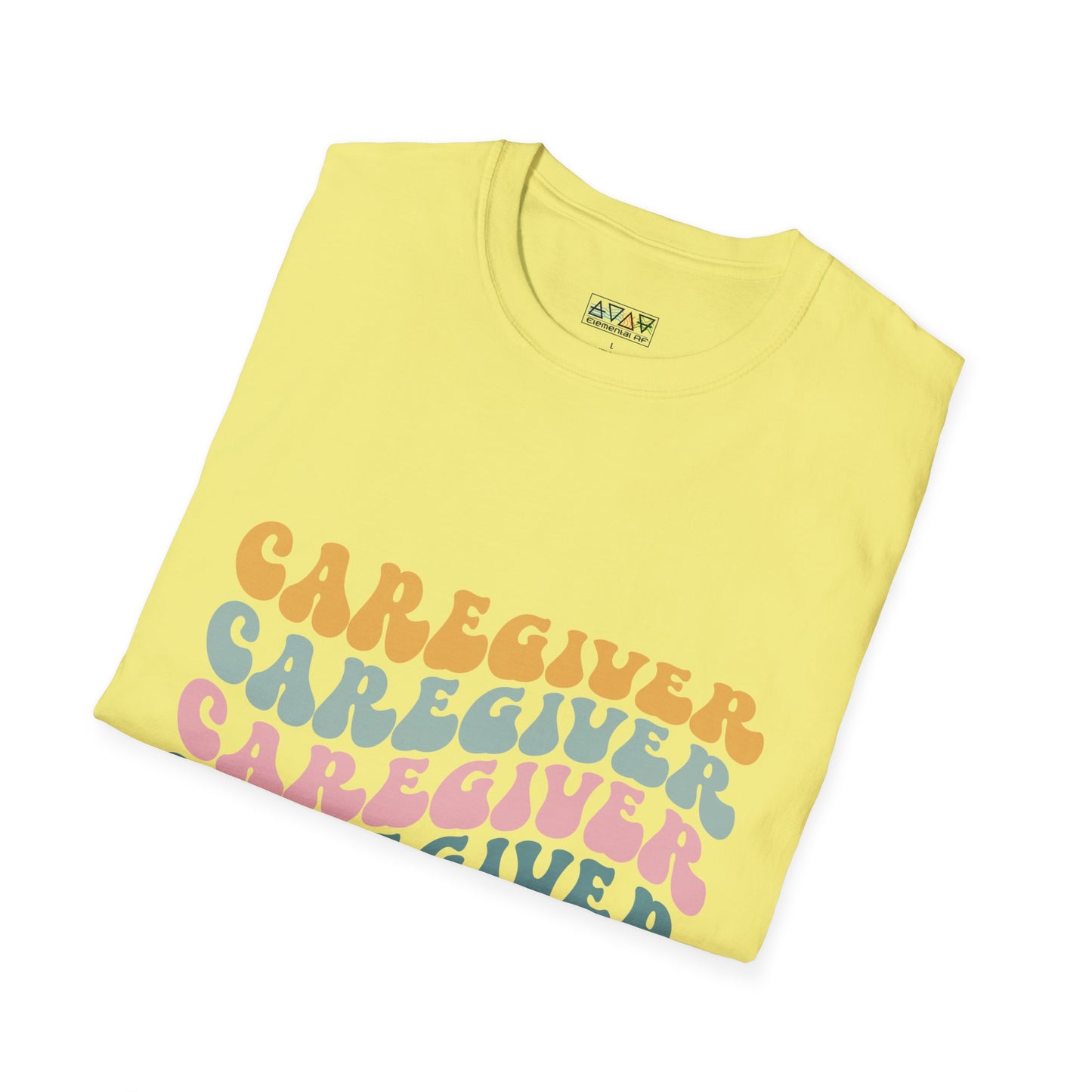 Caregiver Unisex Softstyle T-Shirt, Perfect Gift for Nurses, Health Workers, Caregivers, Appreciation Day, Wellness Wear
