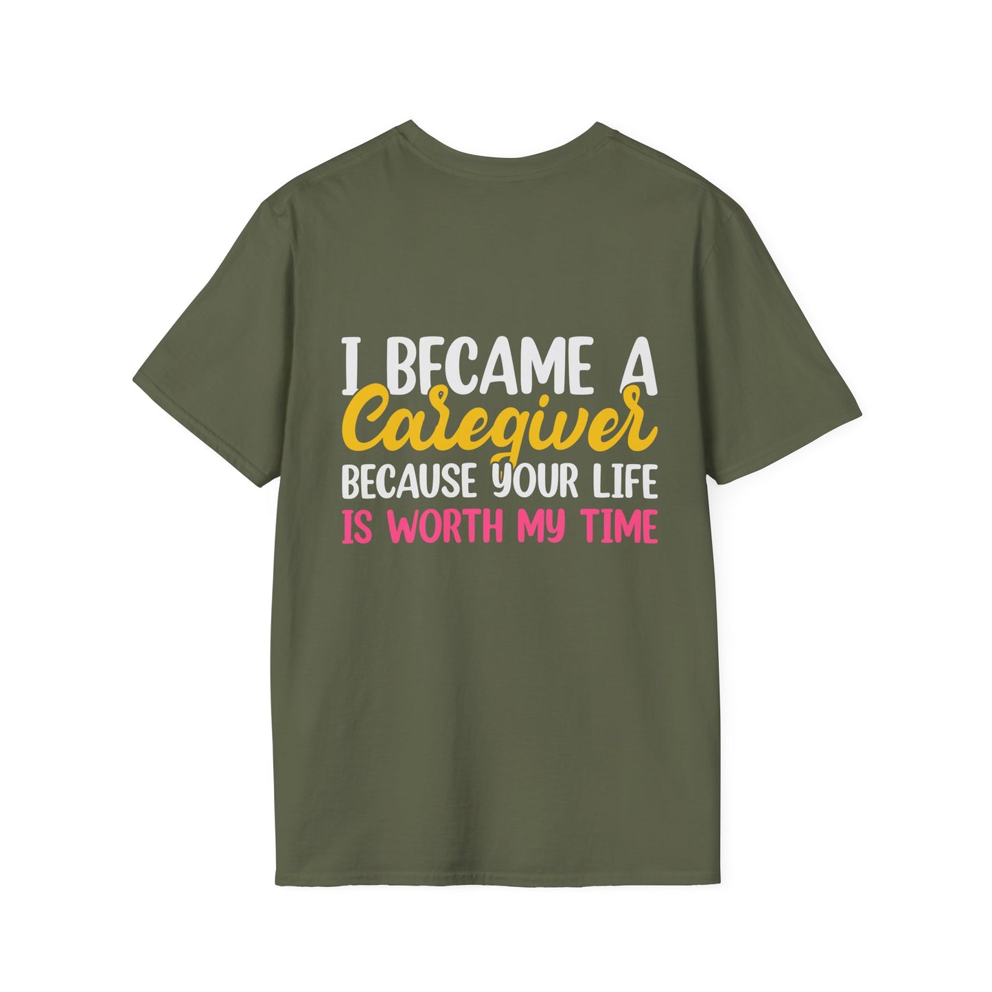 Caregiver Appreciation T-Shirt, Gift for Nurses or Healthcare Workers, Caregiver Life Tee, Supportive Quote Shirt, Nursing Humor Shirt,
