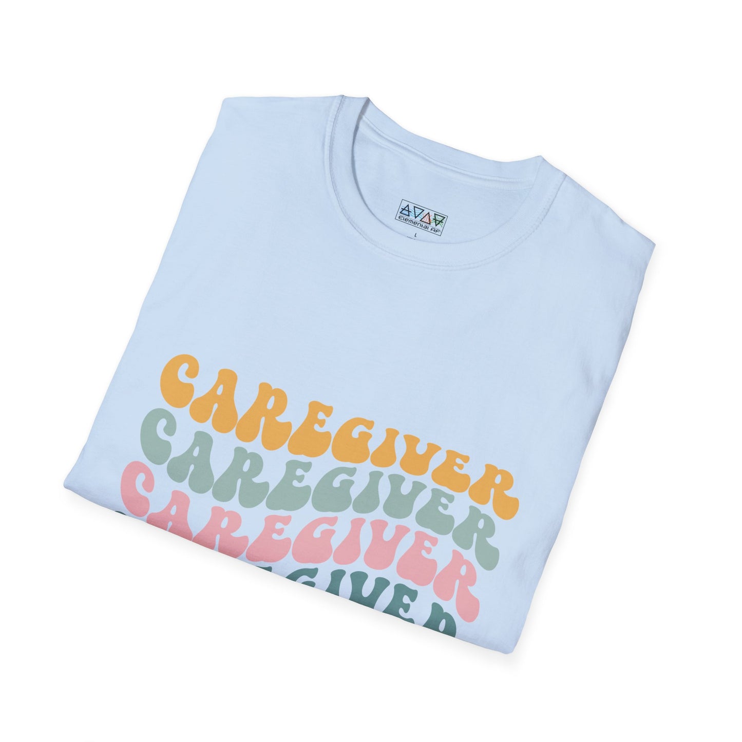 Caregiver Unisex Softstyle T-Shirt, Perfect Gift for Nurses, Health Workers, Caregivers, Appreciation Day, Wellness Wear