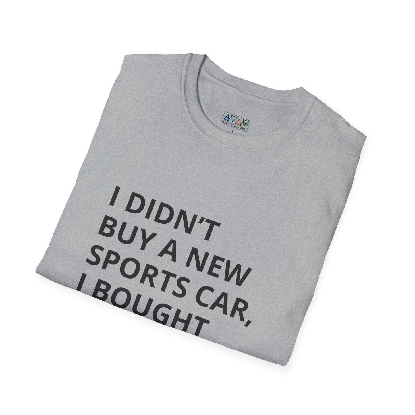 Funny Mid-Life Statement T-Shirt - With Quirky Drink Phrase for Humor Lovers, Perfect Gift for Friends, Casual Wear, Birthdays, Parties