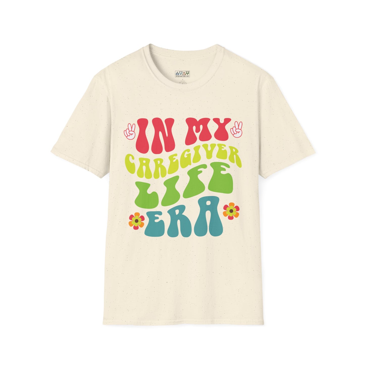 Caregiver Life Era T-Shirt, Unisex Softstyle Tee, Gift for Caregivers, Funny Caregiver Appreciation Shirt, Comfortable Everyday Wear,