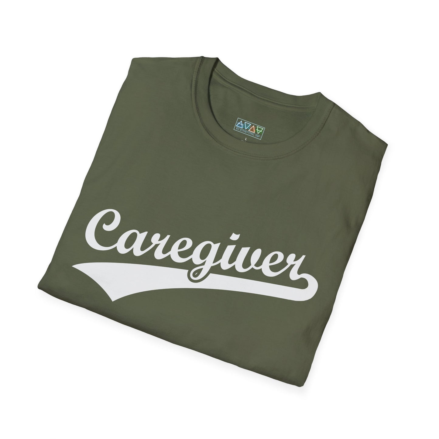 Caregiver Unisex Softstyle T-Shirt, Perfect Gift for Nurses, Supportive Apparel, Caregiver Appreciation, Comfort Tee