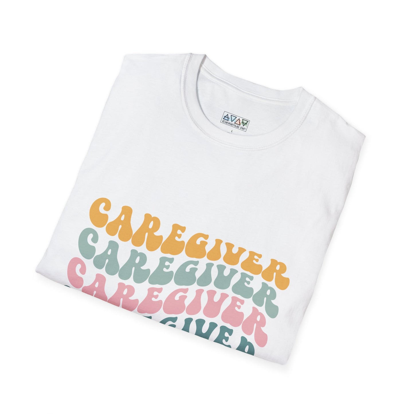 Caregiver Unisex Softstyle T-Shirt, Perfect Gift for Nurses, Health Workers, Caregivers, Appreciation Day, Wellness Wear