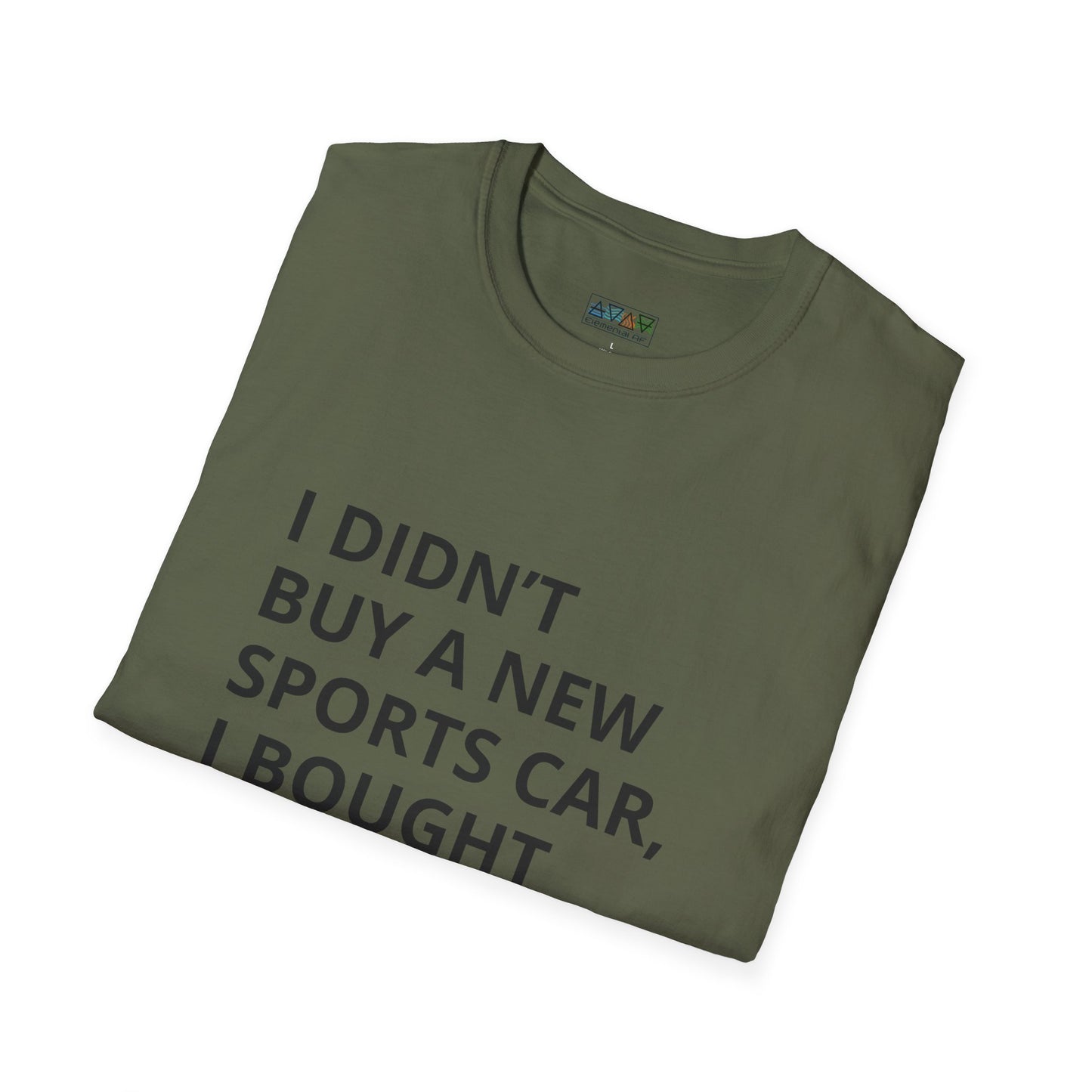 Funny Mid-Life Statement T-Shirt - With Quirky Drink Phrase for Humor Lovers, Perfect Gift for Friends, Casual Wear, Birthdays, Parties