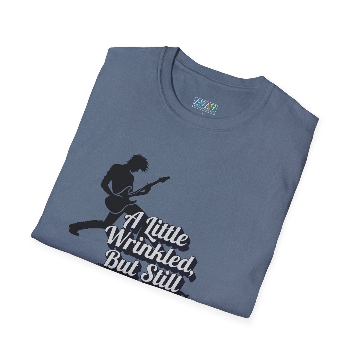 Rockin' Wrinkles T-Shirt for Music Lovers, Music Tees, Gift for Musicians, Casual Wear, Concert Wear, Vintage Style