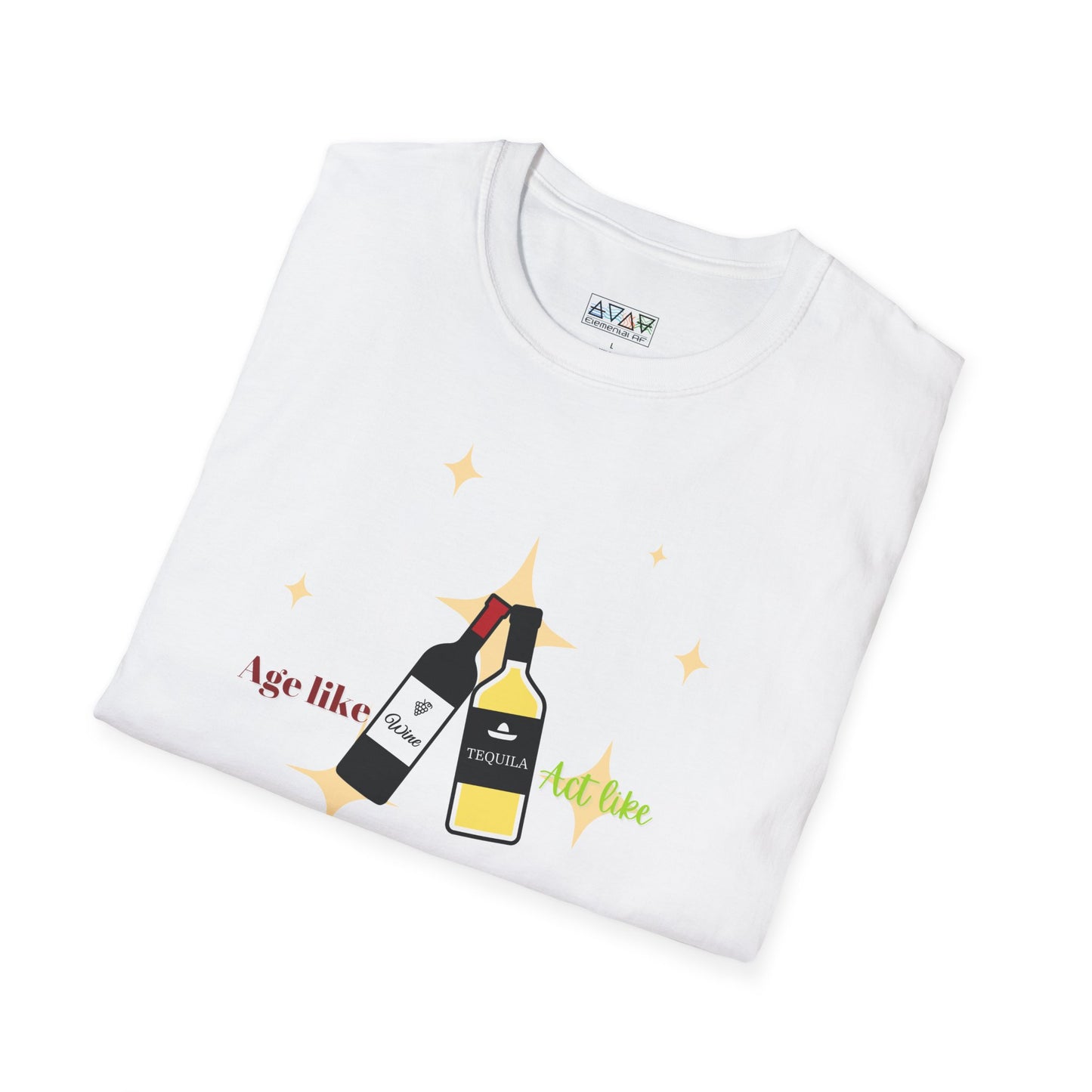 Funny Wine Lover T-Shirt - "Aging Like Fine Wine" Graphic Tee, Perfect Gift for Birthday, Holiday, Wine Tasting Events, Adult Humor