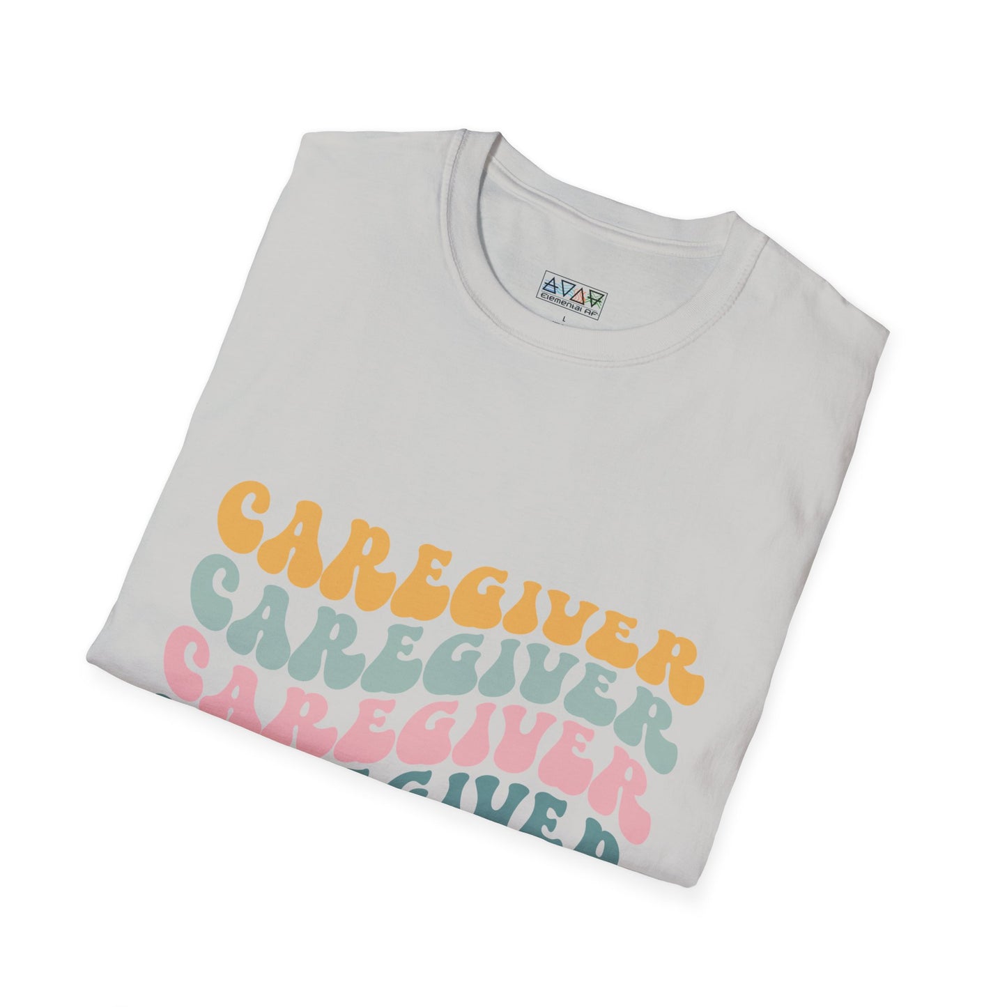Caregiver Unisex Softstyle T-Shirt, Perfect Gift for Nurses, Health Workers, Caregivers, Appreciation Day, Wellness Wear
