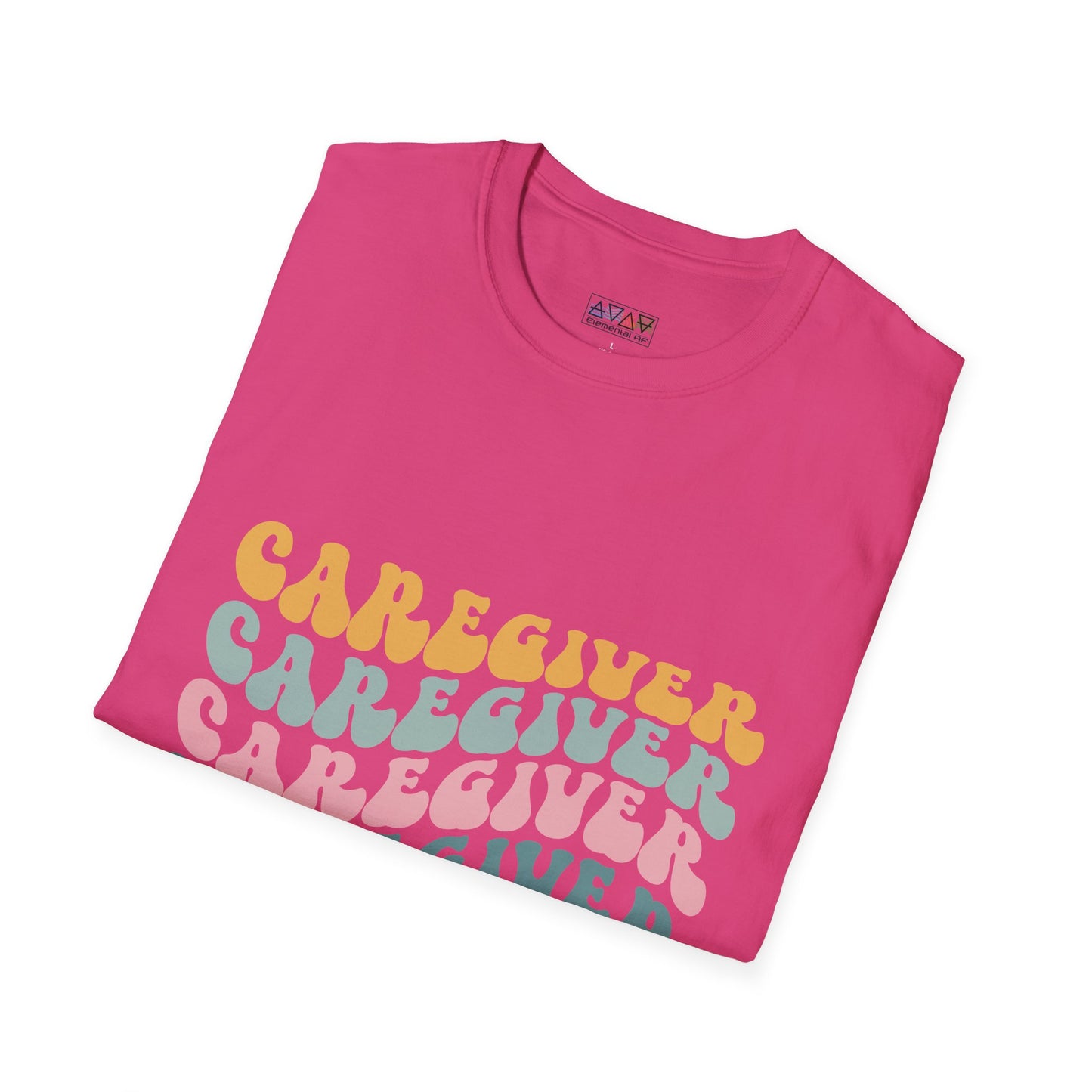 Caregiver Unisex Softstyle T-Shirt, Perfect Gift for Nurses, Health Workers, Caregivers, Appreciation Day, Wellness Wear