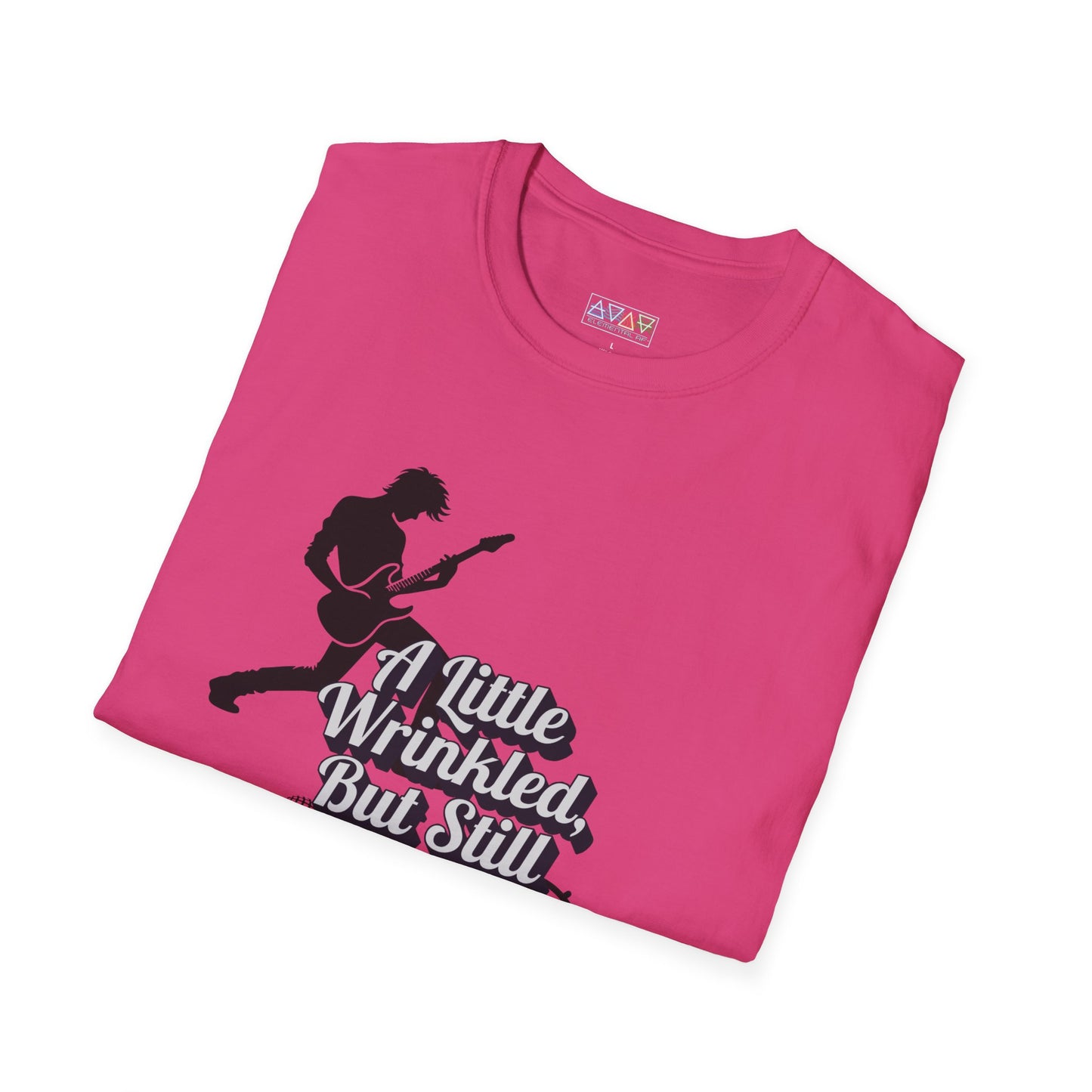 Rockin' Wrinkles T-Shirt for Music Lovers, Music Tees, Gift for Musicians, Casual Wear, Concert Wear, Vintage Style