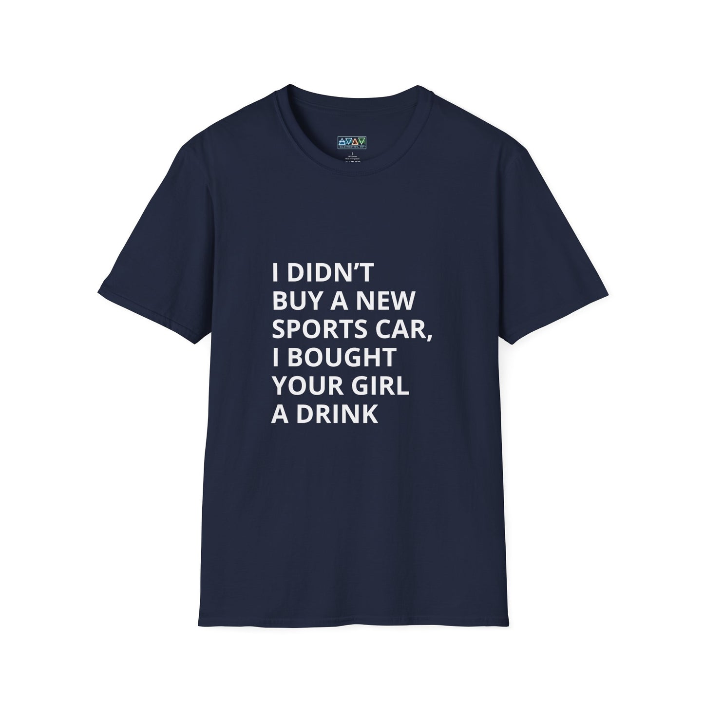 Funny Mid-Life Statement T-Shirt - With Quirky Drink Phrase for Humor Lovers, Perfect Gift for Friends, Casual Wear, Birthdays, Parties