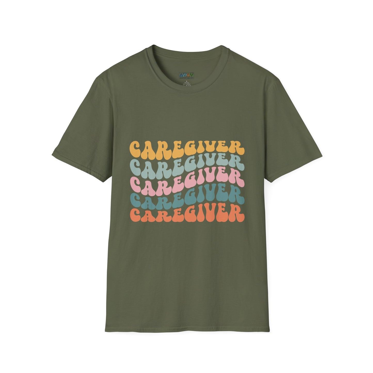 Caregiver Unisex Softstyle T-Shirt, Perfect Gift for Nurses, Health Workers, Caregivers, Appreciation Day, Wellness Wear
