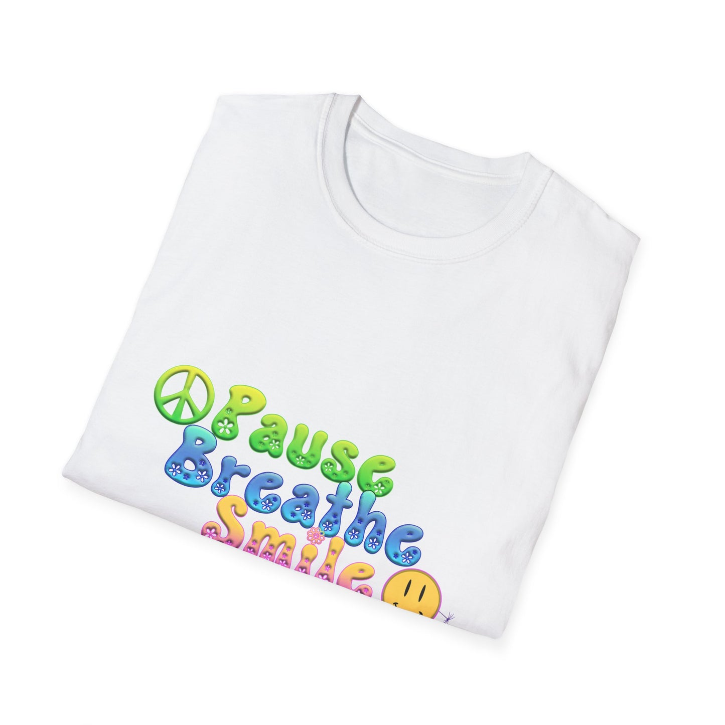 Meditation Reminder Tee, Mindfulness Shirt, Relaxation Tshirt, Yoga Top, Self Care Apparel, Inspirational Quote Clothing