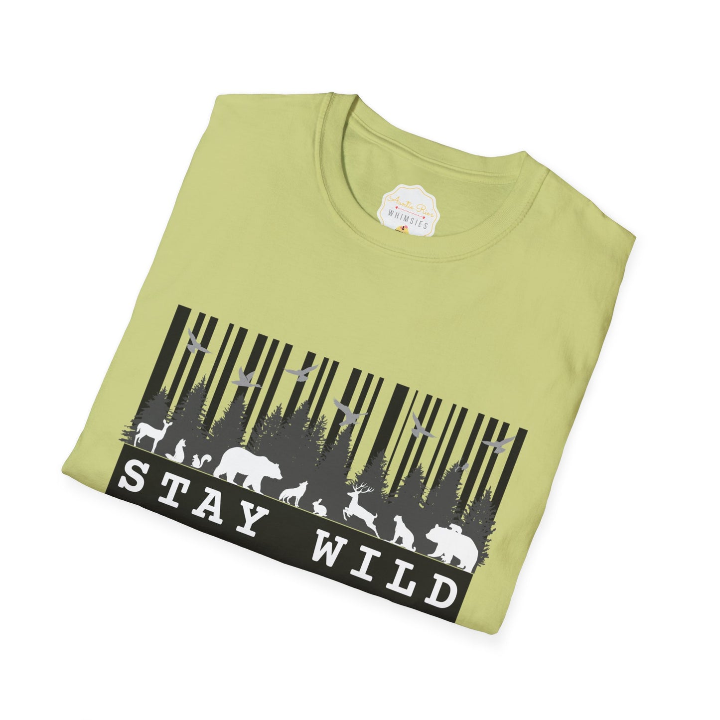 Nature-Tech Unisex T-Shirt - Minimalist Digital Artwork Design