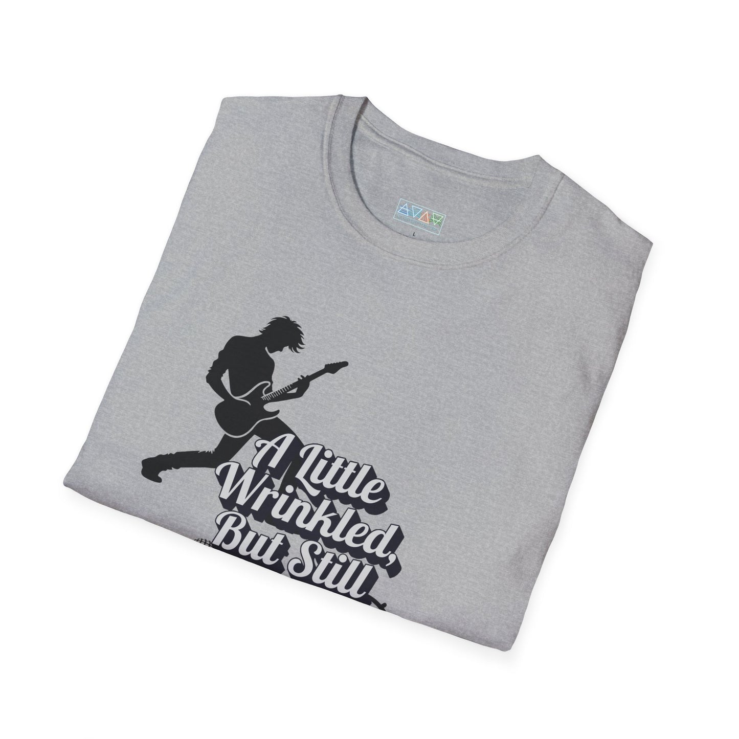 Rockin' Wrinkles T-Shirt for Music Lovers, Music Tees, Gift for Musicians, Casual Wear, Concert Wear, Vintage Style