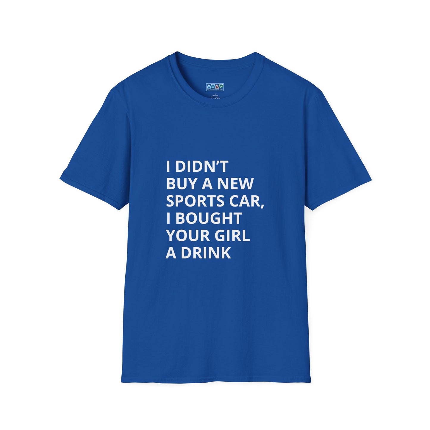 Funny Mid-Life Statement T-Shirt - With Quirky Drink Phrase for Humor Lovers, Perfect Gift for Friends, Casual Wear, Birthdays, Parties