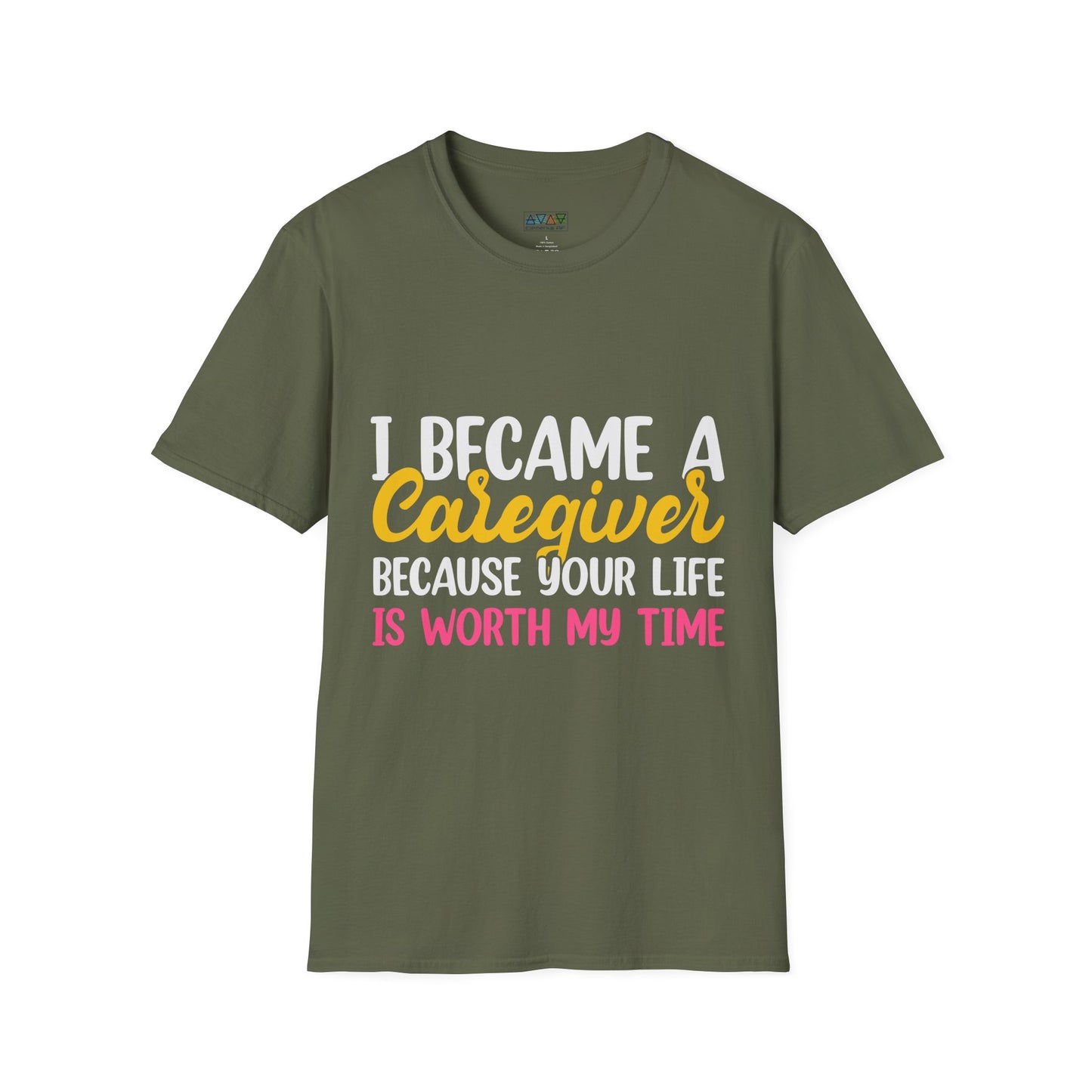 Caregiver Appreciation T-Shirt, Gift for Nurses or Healthcare Workers, Caregiver Life Tee, Supportive Quote Shirt, Nursing Humor Shirt,