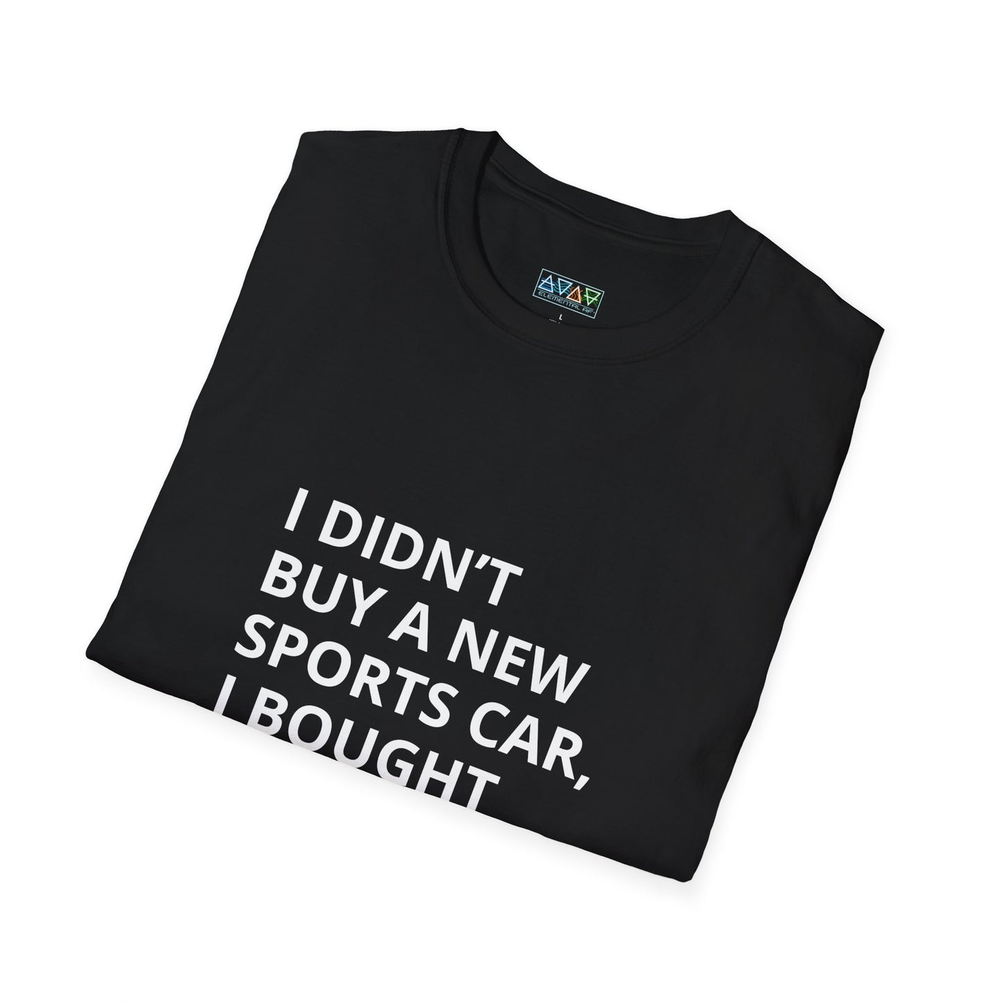 Funny Mid-Life Statement T-Shirt - With Quirky Drink Phrase for Humor Lovers, Perfect Gift for Friends, Casual Wear, Birthdays, Parties