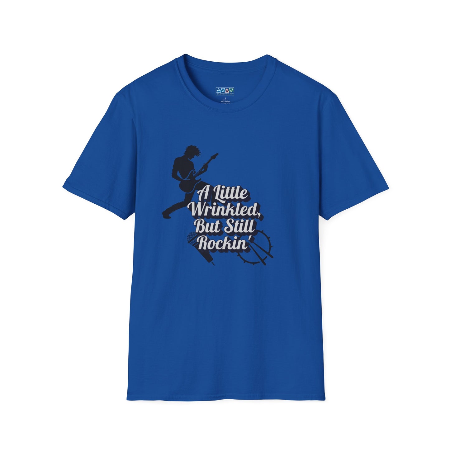 Rockin' Wrinkles T-Shirt for Music Lovers, Music Tees, Gift for Musicians, Casual Wear, Concert Wear, Vintage Style