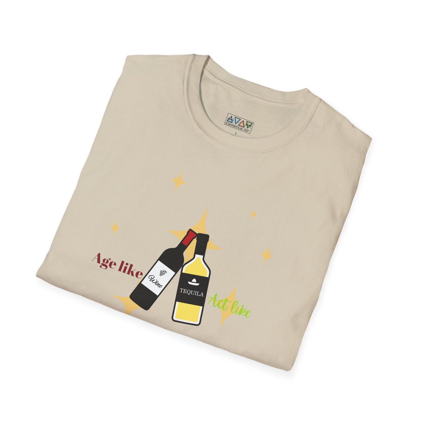 Funny Wine Lover T-Shirt - "Aging Like Fine Wine" Graphic Tee, Perfect Gift for Birthday, Holiday, Wine Tasting Events, Adult Humor