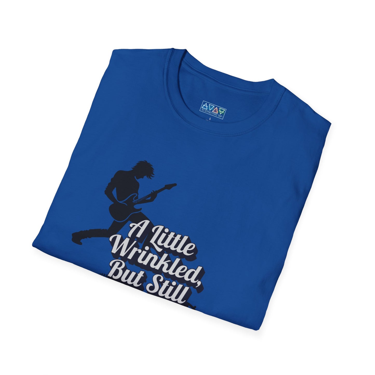 Rockin' Wrinkles T-Shirt for Music Lovers, Music Tees, Gift for Musicians, Casual Wear, Concert Wear, Vintage Style