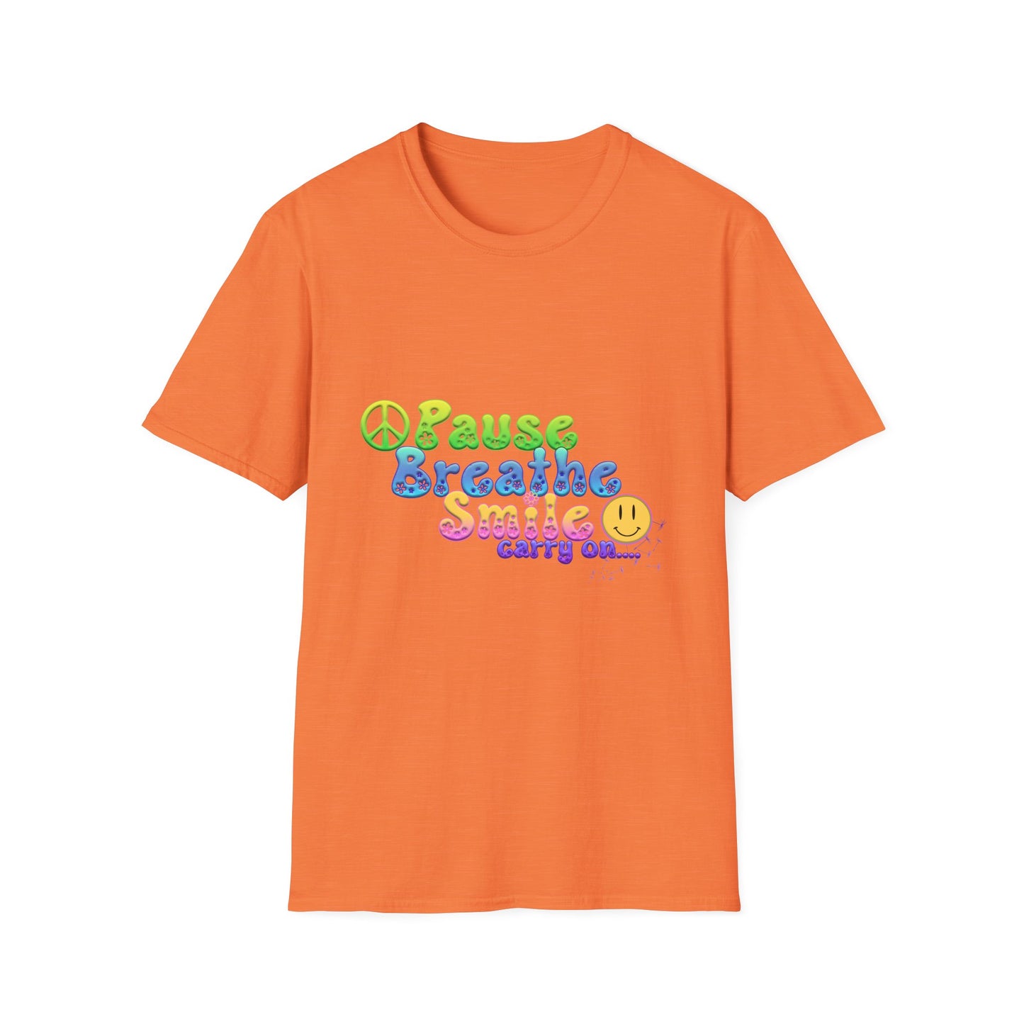Meditation Reminder Tee, Mindfulness Shirt, Relaxation Tshirt, Yoga Top, Self Care Apparel, Inspirational Quote Clothing