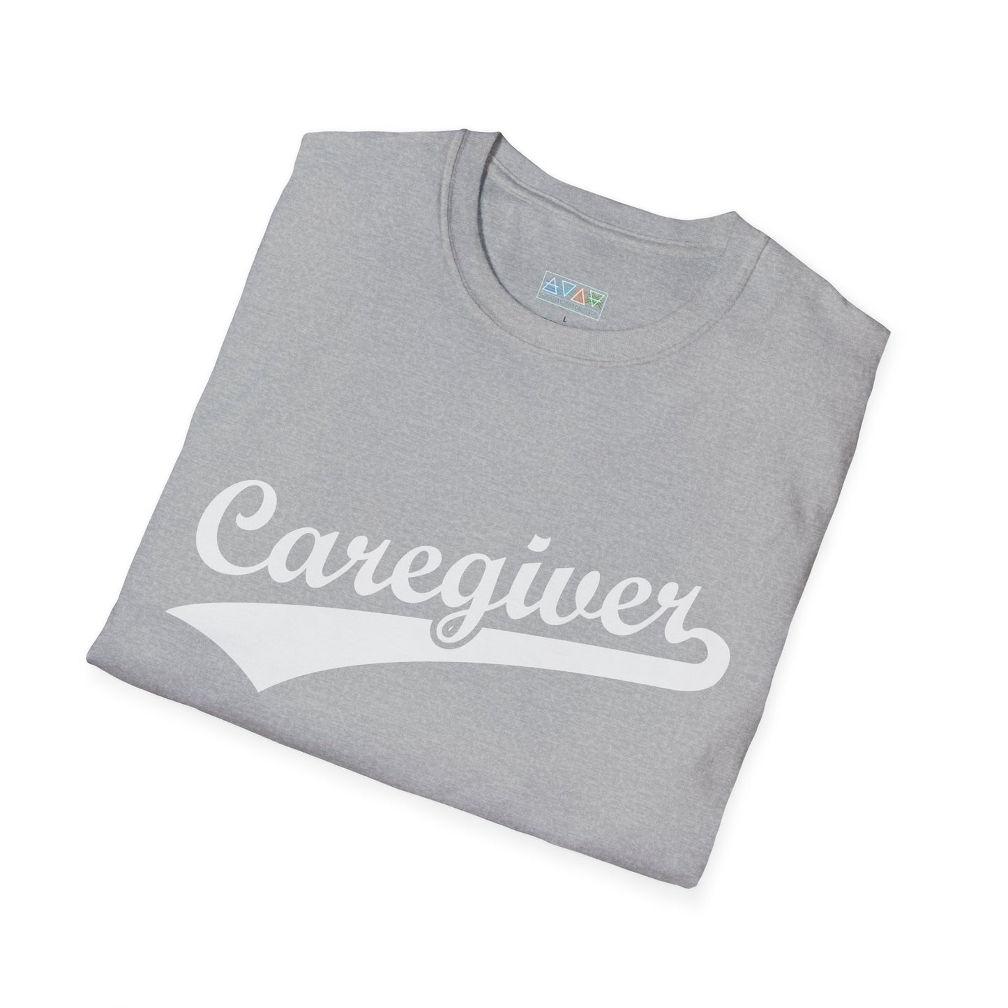 Caregiver Unisex Softstyle T-Shirt, Perfect Gift for Nurses, Supportive Apparel, Caregiver Appreciation, Comfort Tee