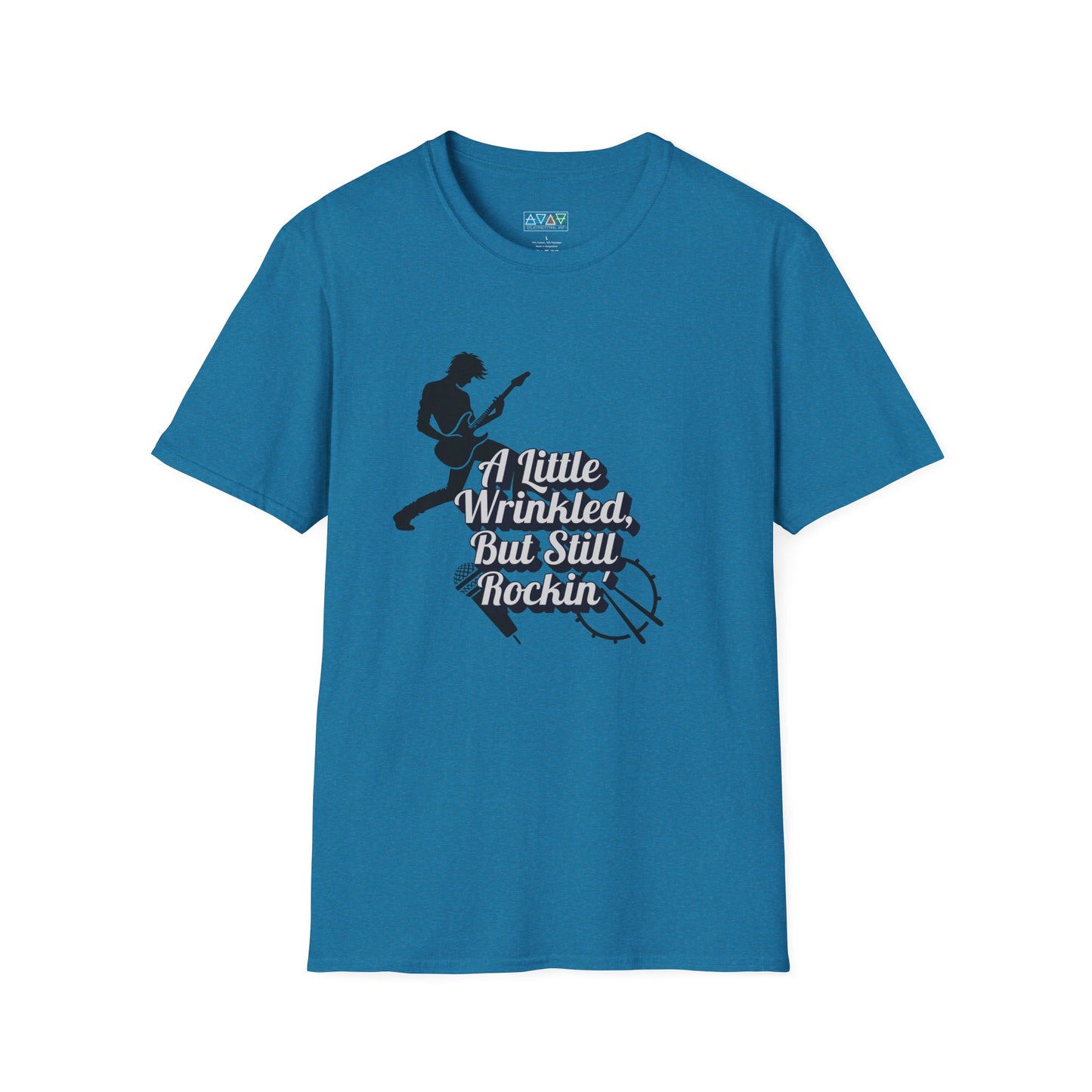 Rockin' Wrinkles T-Shirt for Music Lovers, Music Tees, Gift for Musicians, Casual Wear, Concert Wear, Vintage Style