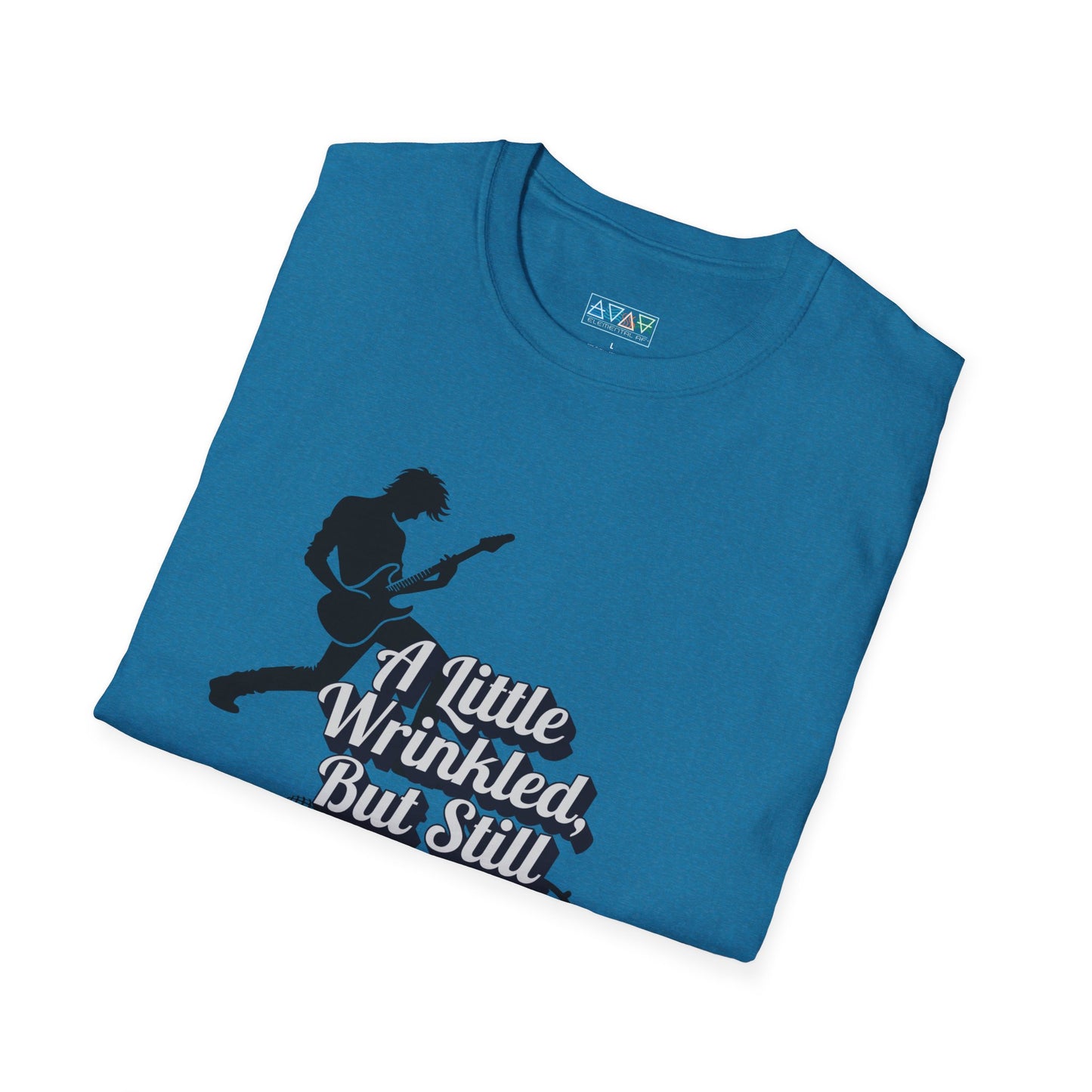 Rockin' Wrinkles T-Shirt for Music Lovers, Music Tees, Gift for Musicians, Casual Wear, Concert Wear, Vintage Style