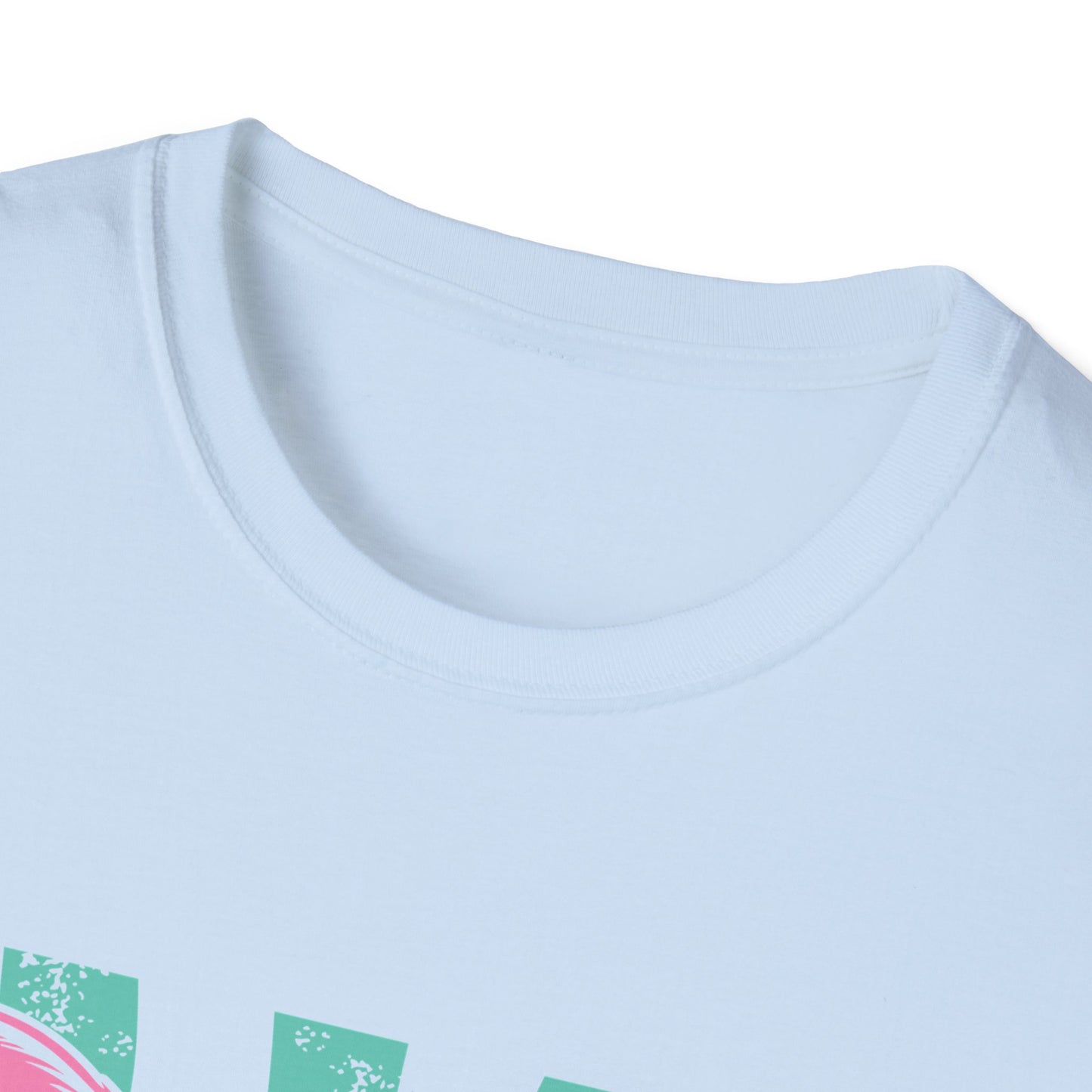 Cute Bunny Graphic T-Shirt, Easter Gift, Spring Fashion, Animal Lover Tee, Fun Casual Wear, Unisex Softstyle Top
