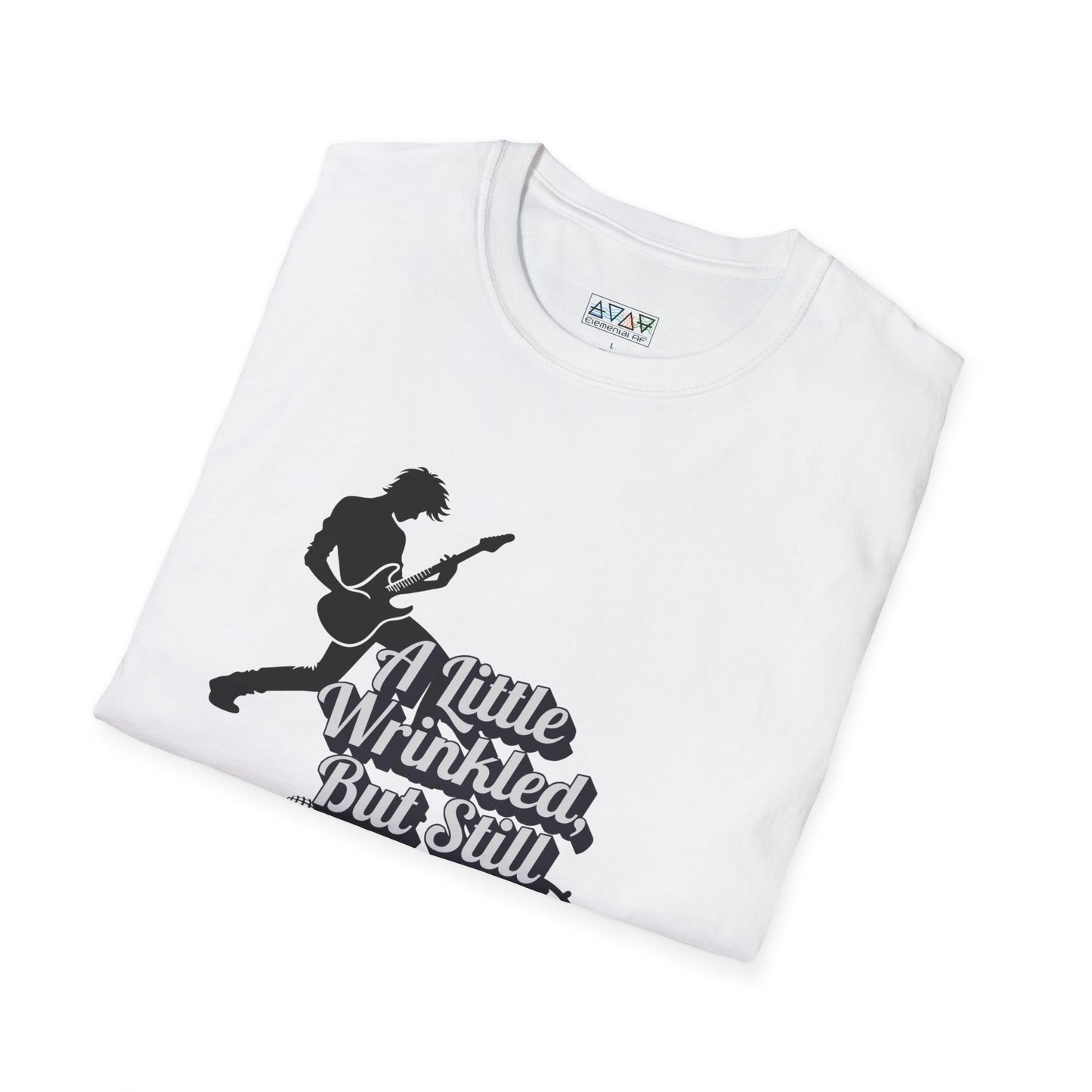 Rockin' Wrinkles T-Shirt for Music Lovers, Music Tees, Gift for Musicians, Casual Wear, Concert Wear, Vintage Style