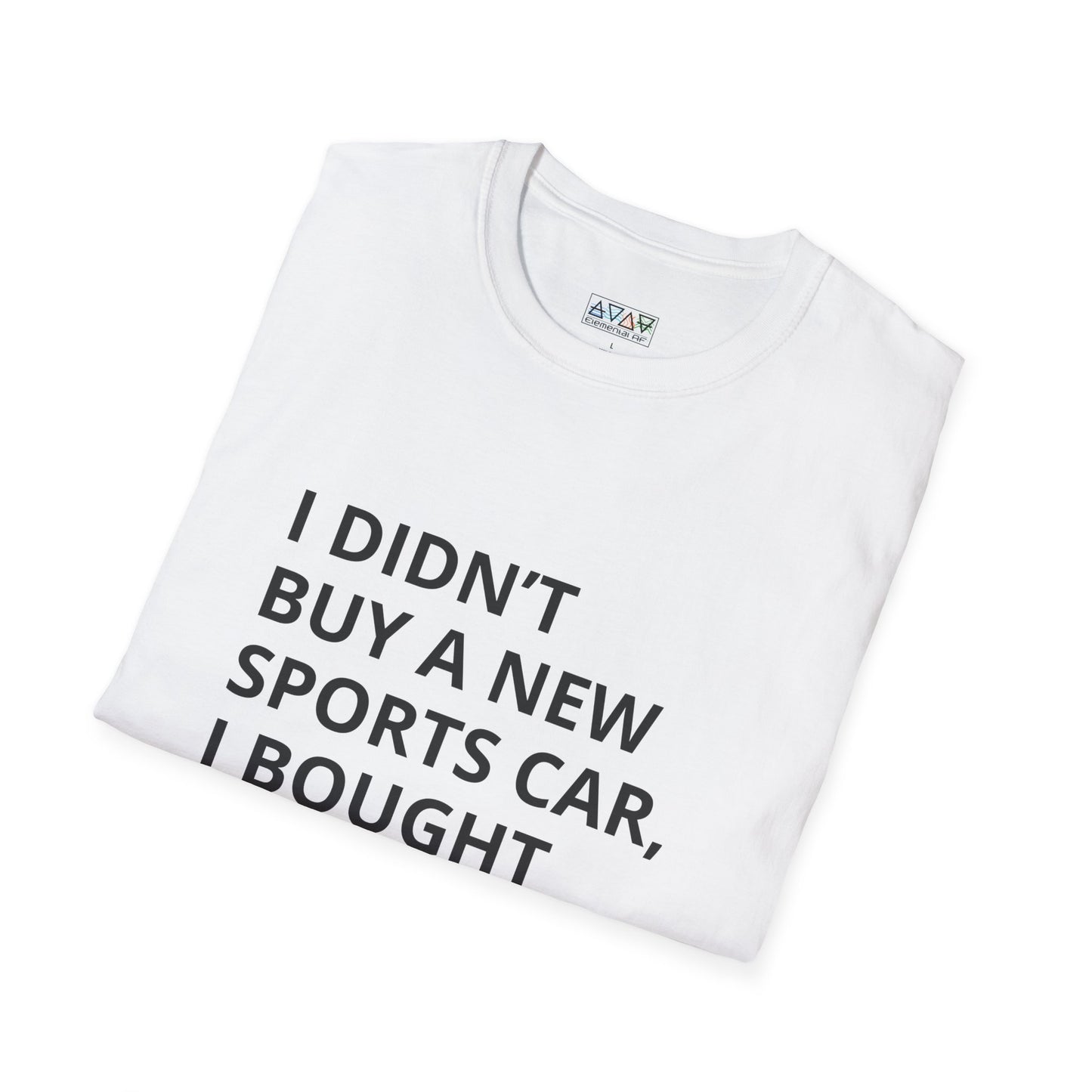Funny Mid-Life Statement T-Shirt - With Quirky Drink Phrase for Humor Lovers, Perfect Gift for Friends, Casual Wear, Birthdays, Parties