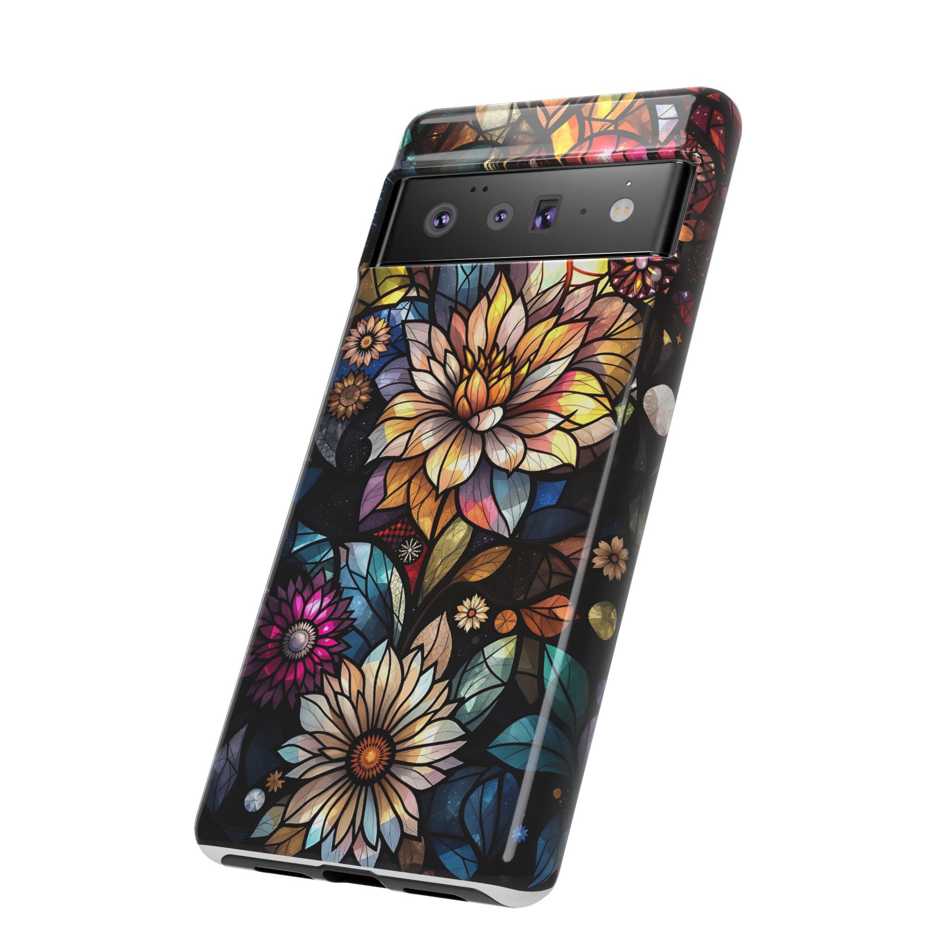 Floral Phone Case - Vibrant Petal Pattern, Tough Protection, Stylish Accessory, Gift for Nature Lovers, Eco-Friendly Design, Floral Art