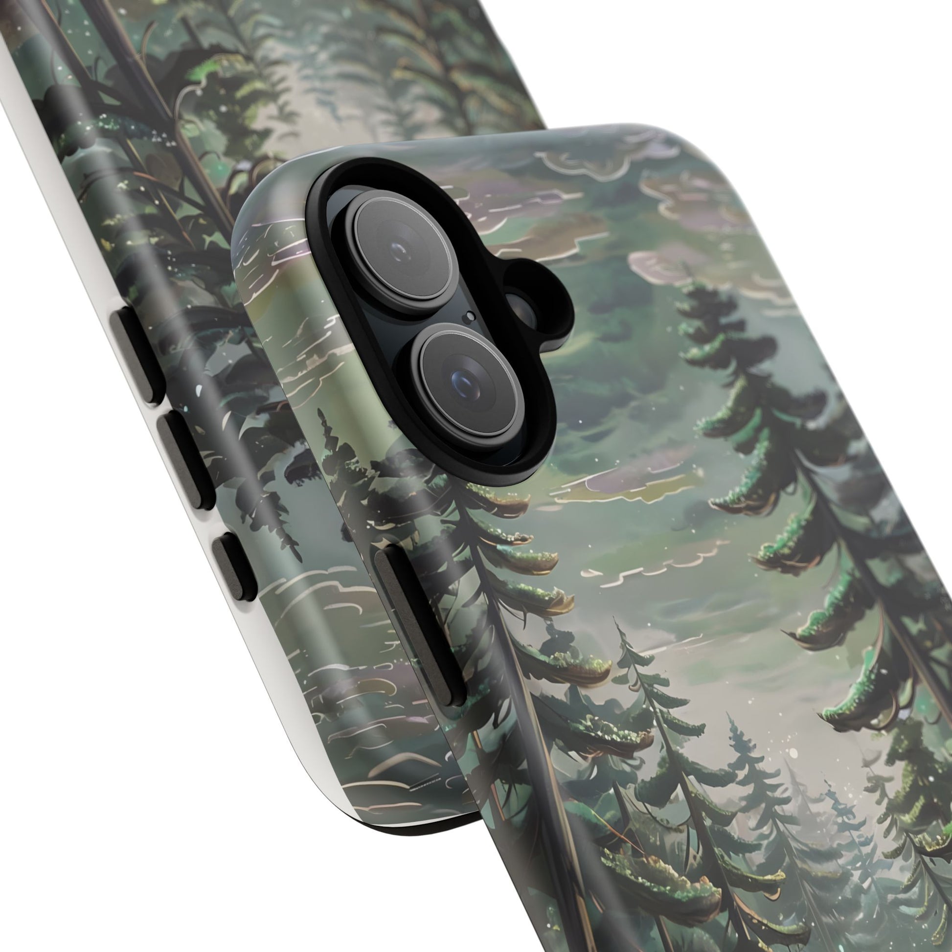 Phone Case, Whimsical Anime Forest Illustration Brimming With Enchantment, Tough Protective Cover, Unique Gift, Trendy