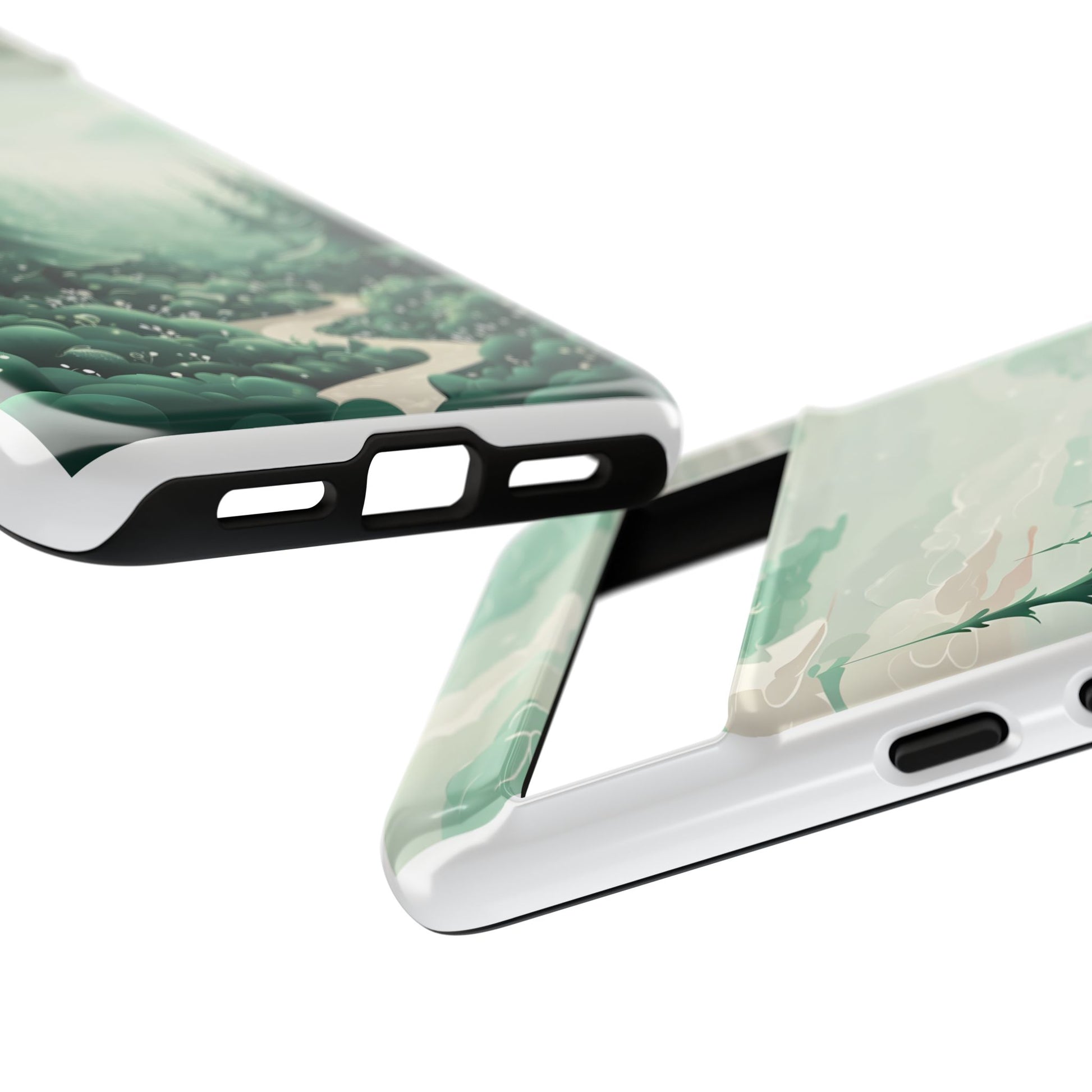 Phone Case, Tough Cover, Whimsical Enchanted Forest, Protective Phone Accessories, Forest Theme Phone Skin