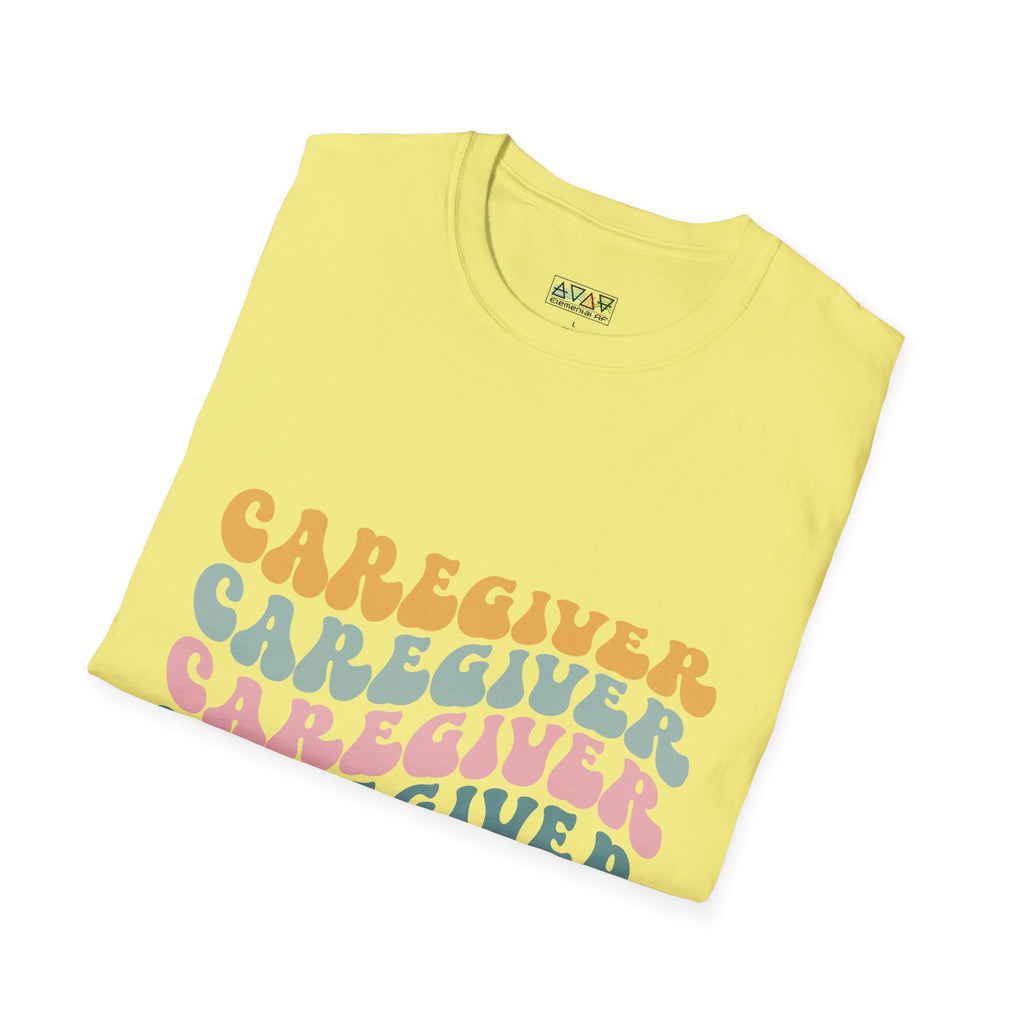 Caregiver Unisex Softstyle T-Shirt, Perfect Gift for Nurses, Health Workers, Caregivers, Appreciation Day, Wellness Wear