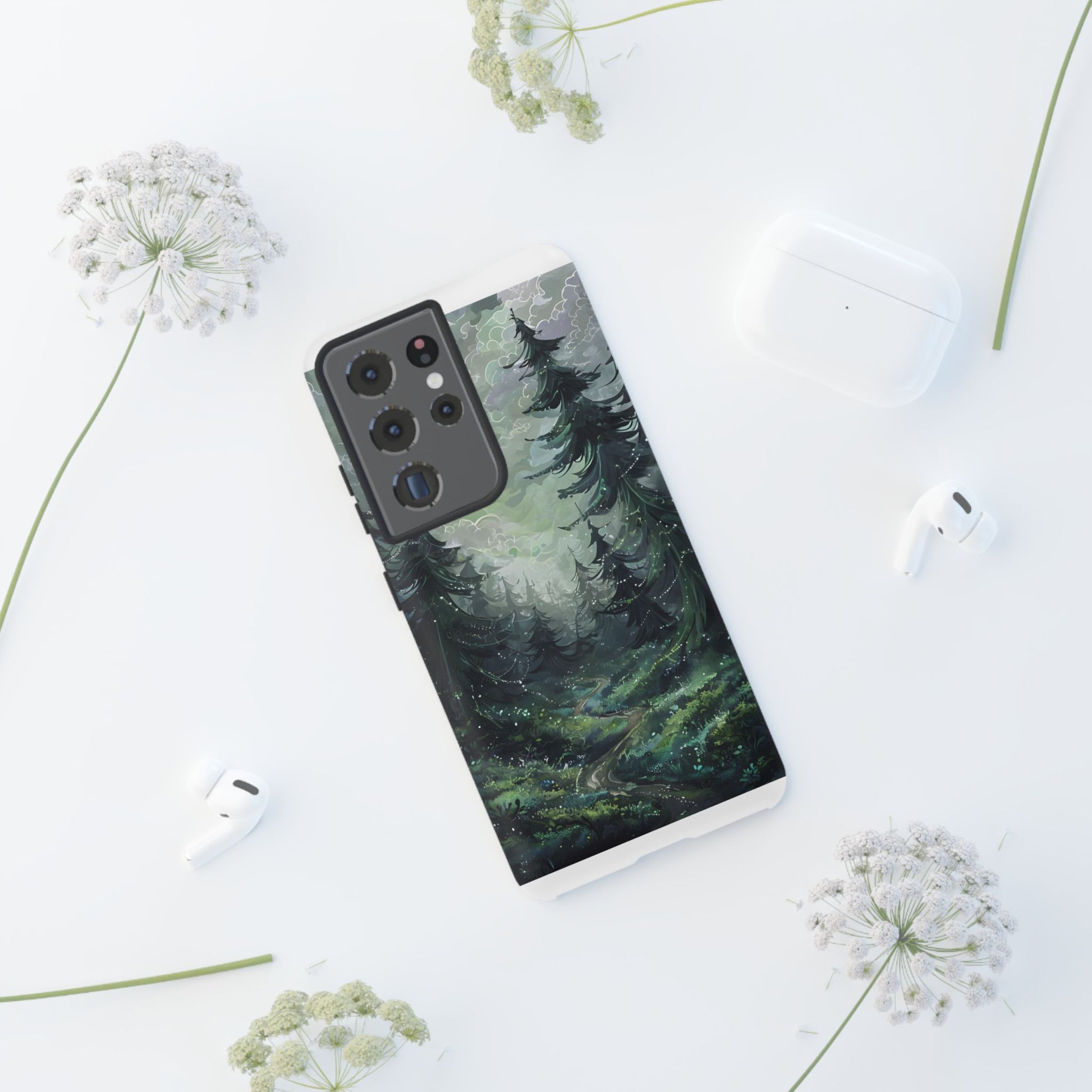 Phone Case, Whimsical Enchanted Forest, Tough Protective Cover, Unique Gift, Trendy