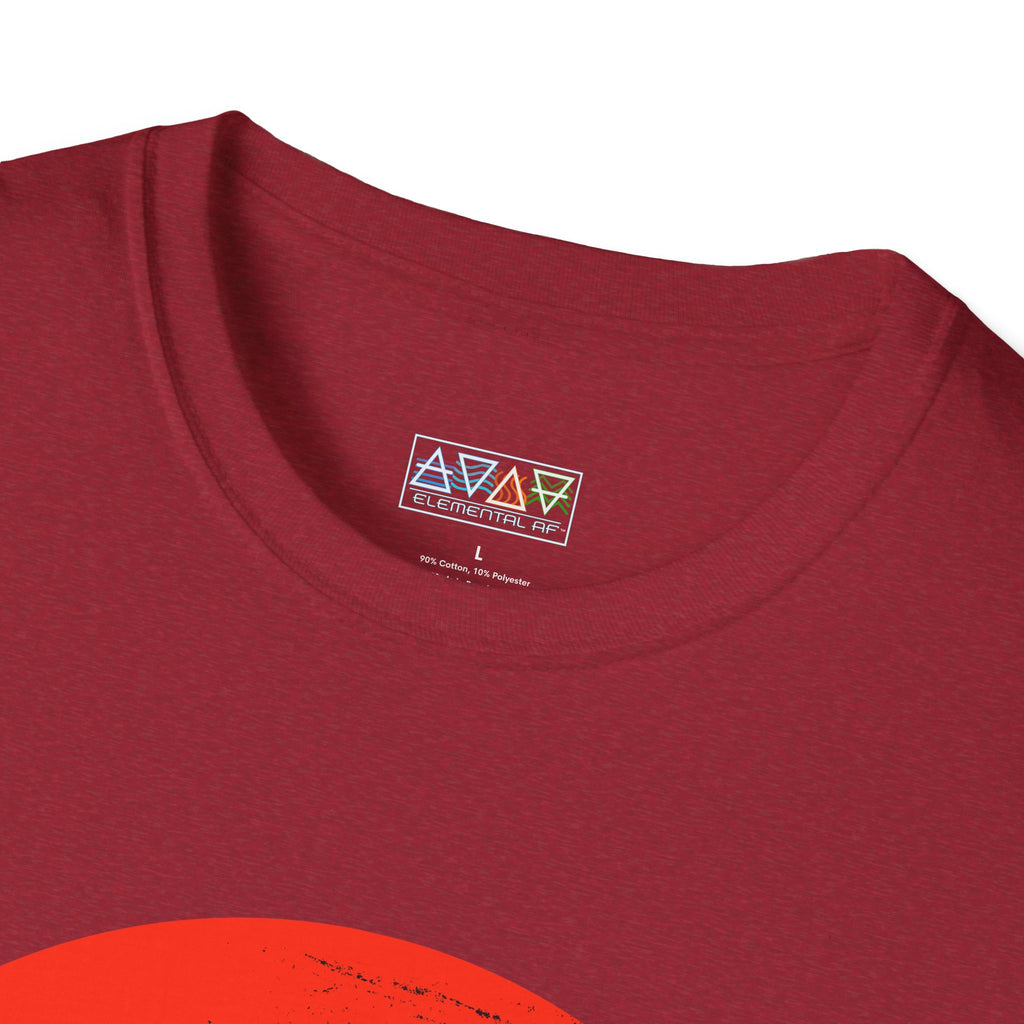 Retro Alien Vibes Unisex Softstyle T-Shirt, Cute Graphic Tee for Casual Wear, Fun Gift for Sci-Fi Lovers, Summer Party Shirt, Peace Sign Tee