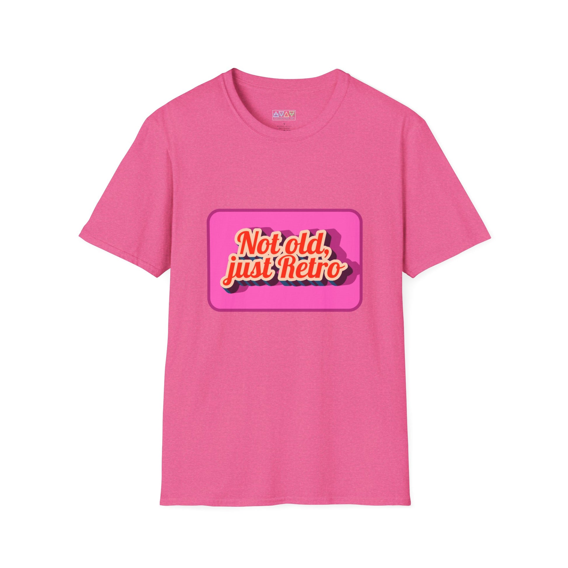Not old, just Retro Unisex T-Shirt, Funny Vintage Style Tee, Cool Graphic Shirt, Midlife, Classic Apparel