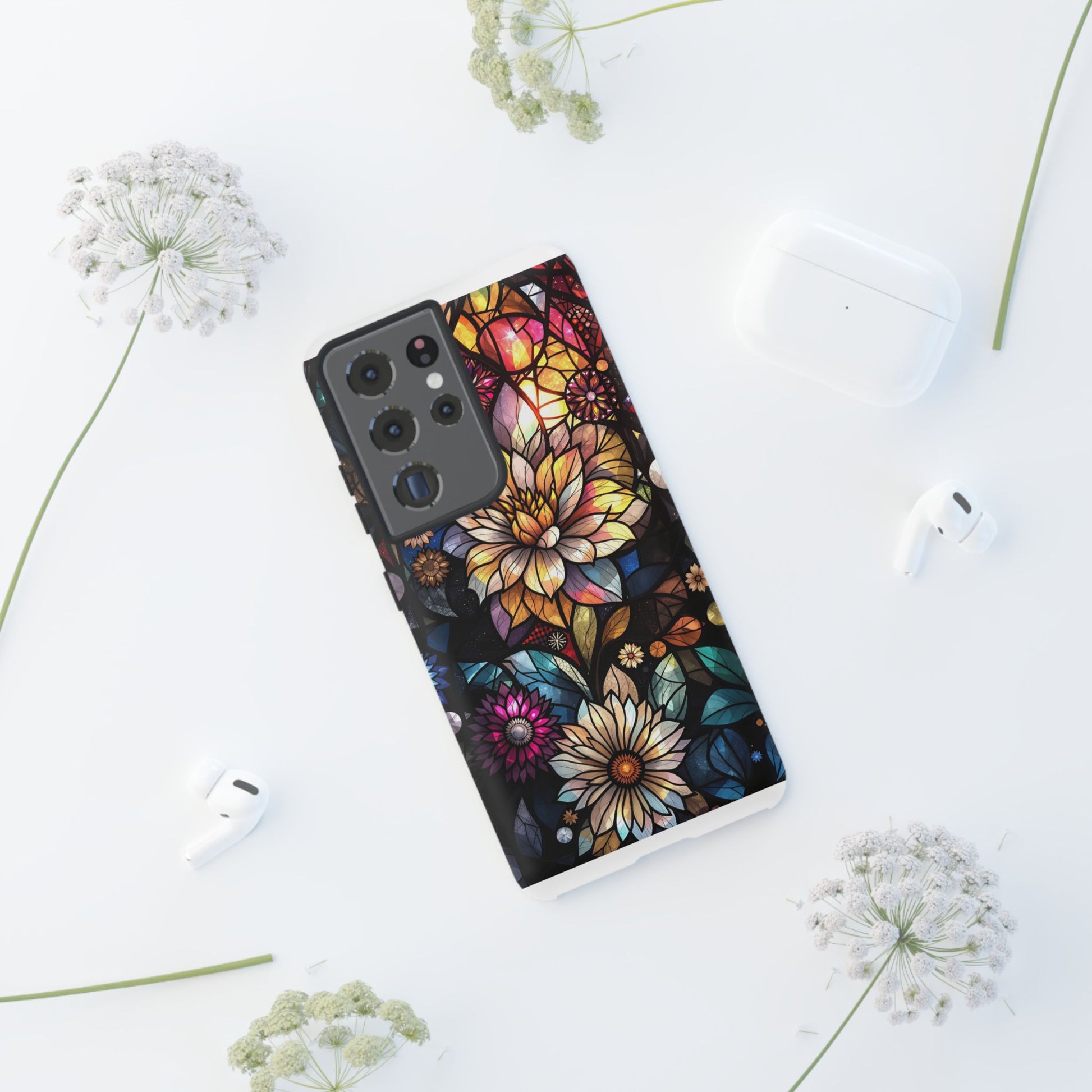 Floral Phone Case - Vibrant Petal Pattern, Tough Protection, Stylish Accessory, Gift for Nature Lovers, Eco-Friendly Design, Floral Art