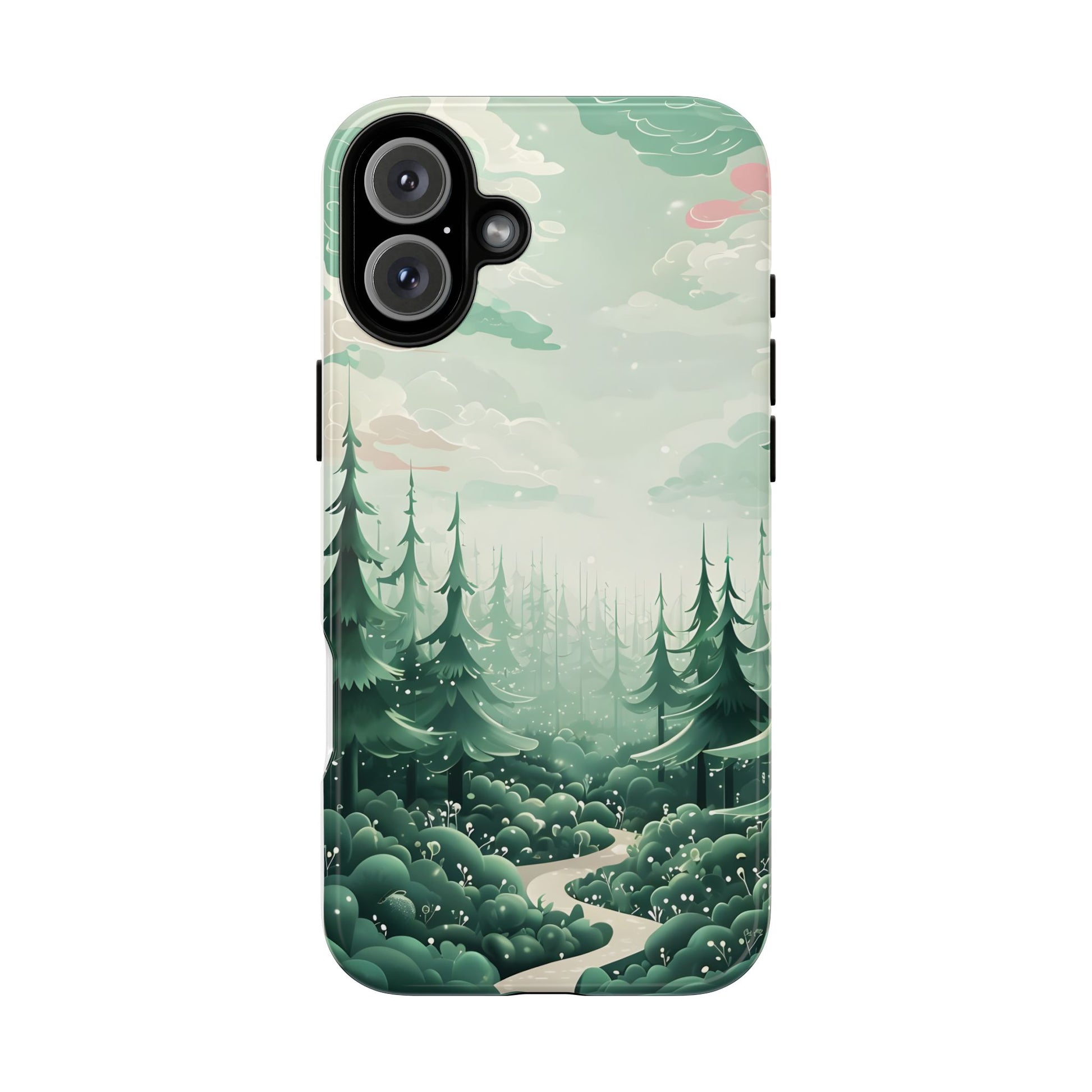 Phone Case, Tough Cover, Whimsical Enchanted Forest, Protective Phone Accessories, Forest Theme Phone Skin