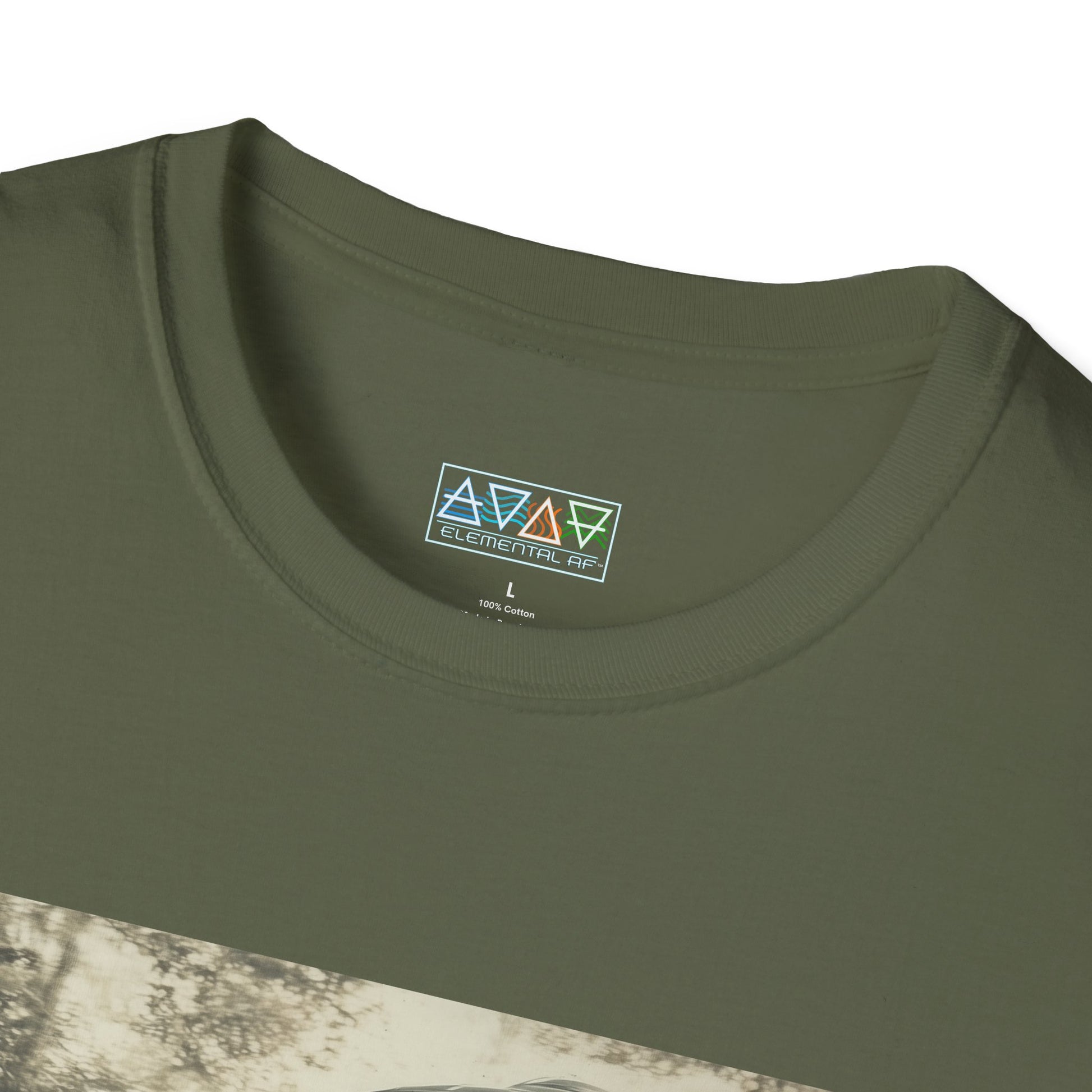 Bigfoot and UFO Unisex T-Shirt, Fun Graphic Tee for Nature Lovers, Quirky Gift for Campers, Outdoor Adventure Apparel