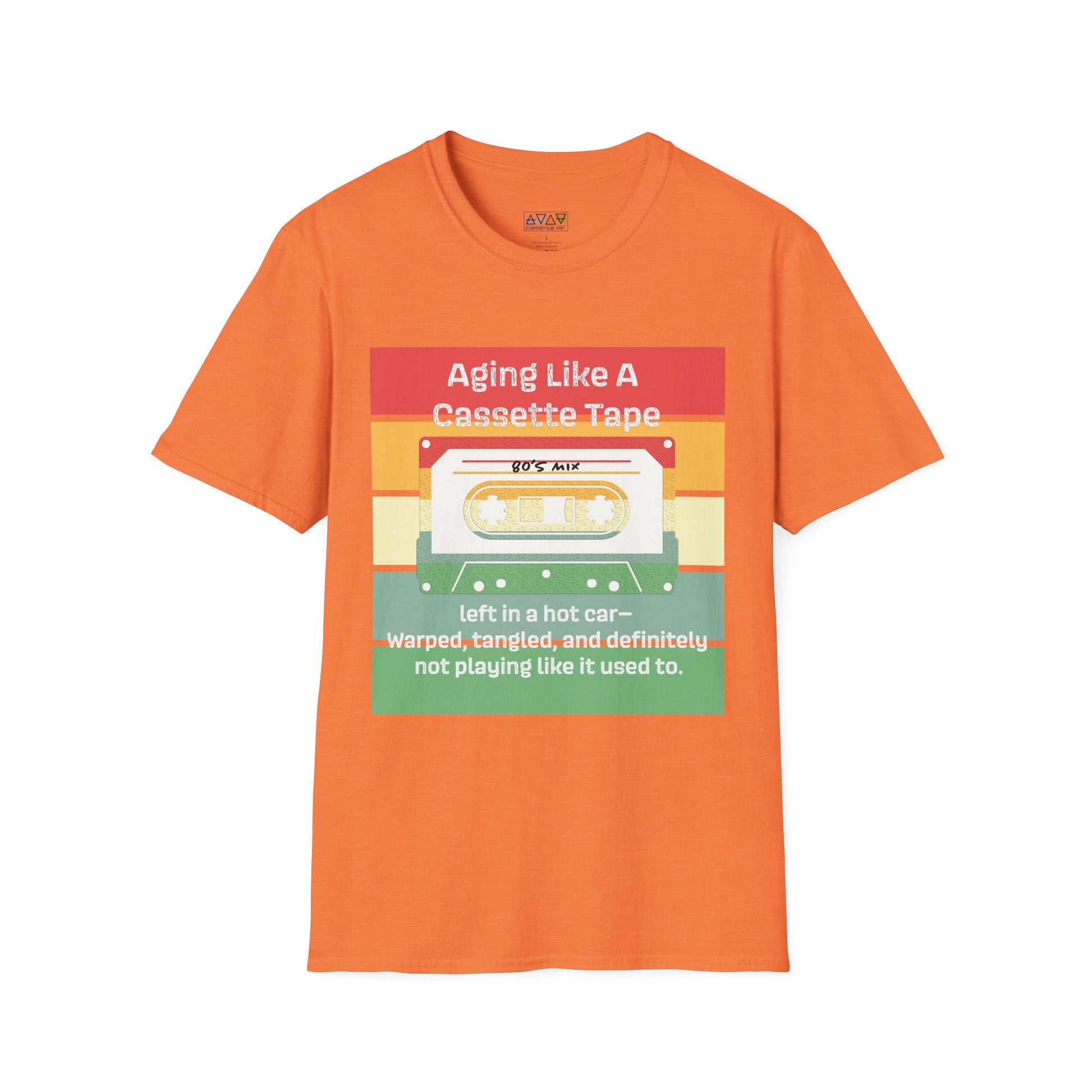 Retro Cassette Tape T-Shirt | Nostalgic Music Vibes, Fun Gift for Music Lovers, Casual Outfit, Birthday Present, Unisex Graphic Tee