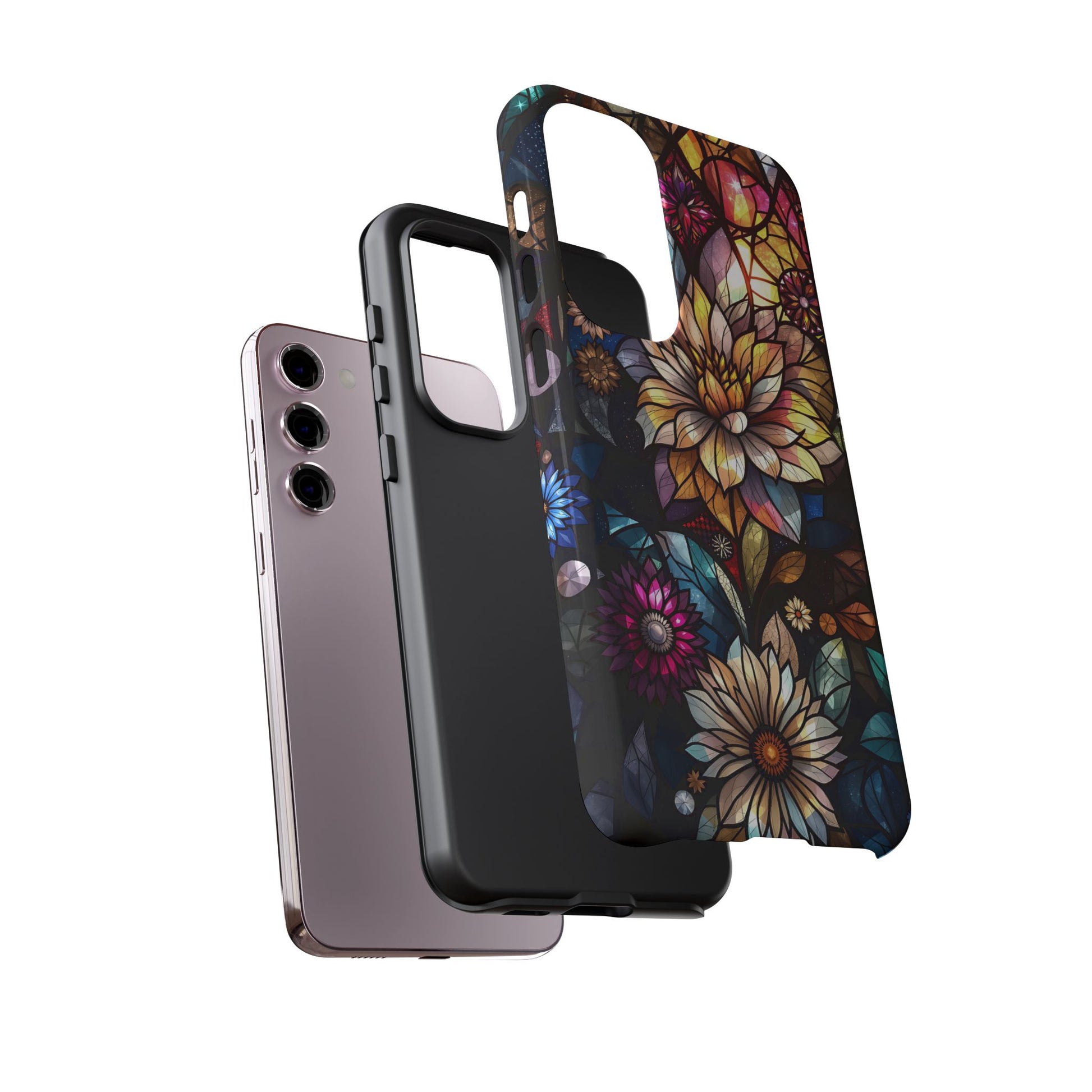 Floral Phone Case - Vibrant Petal Pattern, Tough Protection, Stylish Accessory, Gift for Nature Lovers, Eco-Friendly Design, Floral Art