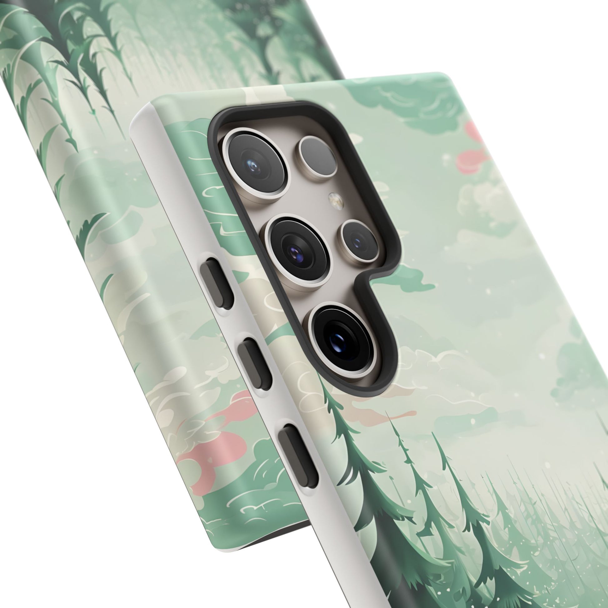 Phone Case, Tough Cover, Whimsical Enchanted Forest, Protective Phone Accessories, Forest Theme Phone Skin