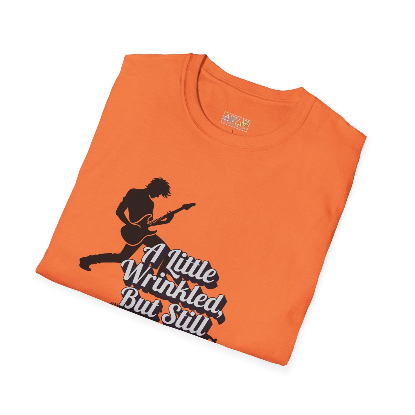 Rockin' Wrinkles T-Shirt for Music Lovers, Music Tees, Gift for Musicians, Casual Wear, Concert Wear, Vintage Style