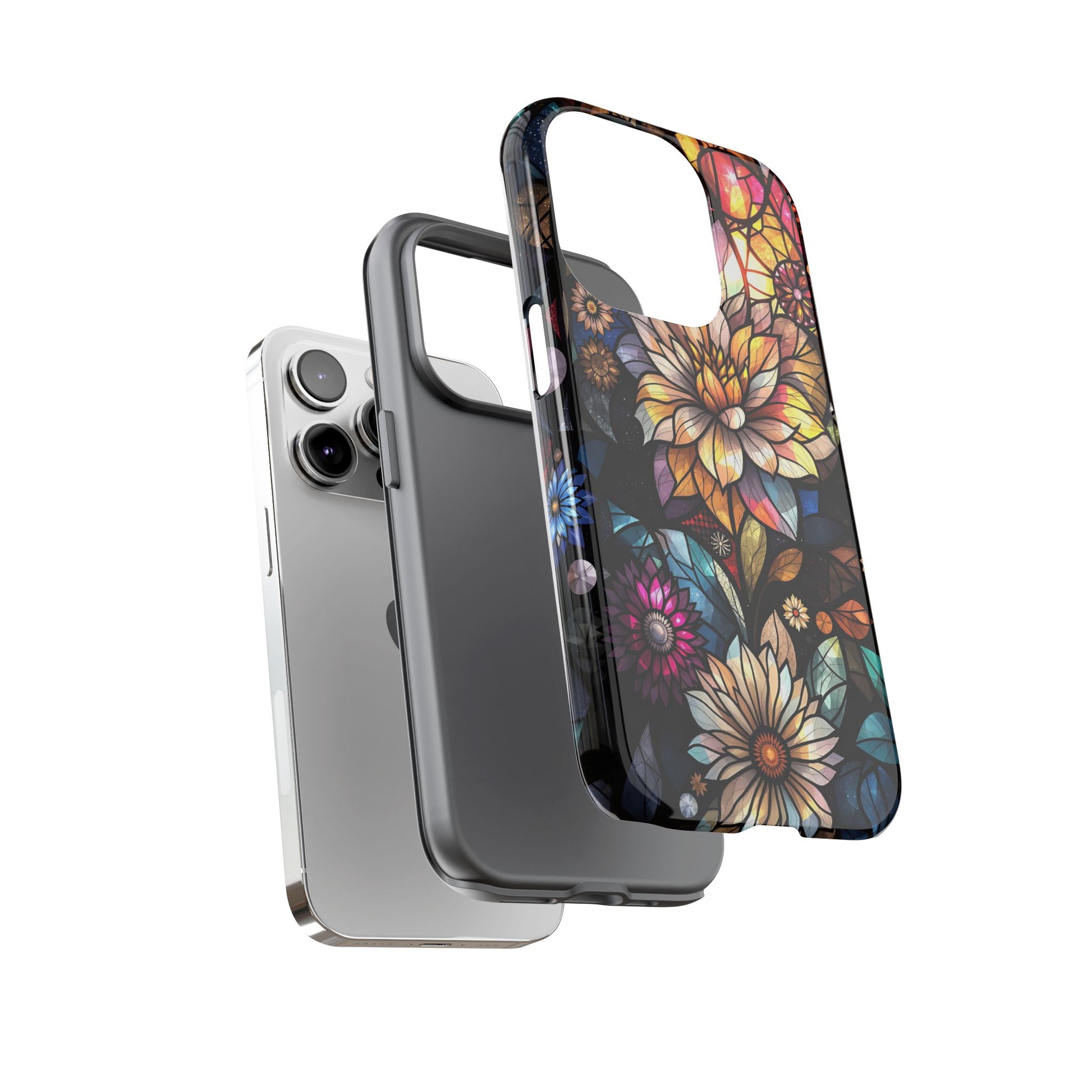 Floral Phone Case - Vibrant Petal Pattern, Tough Protection, Stylish Accessory, Gift for Nature Lovers, Eco-Friendly Design, Floral Art