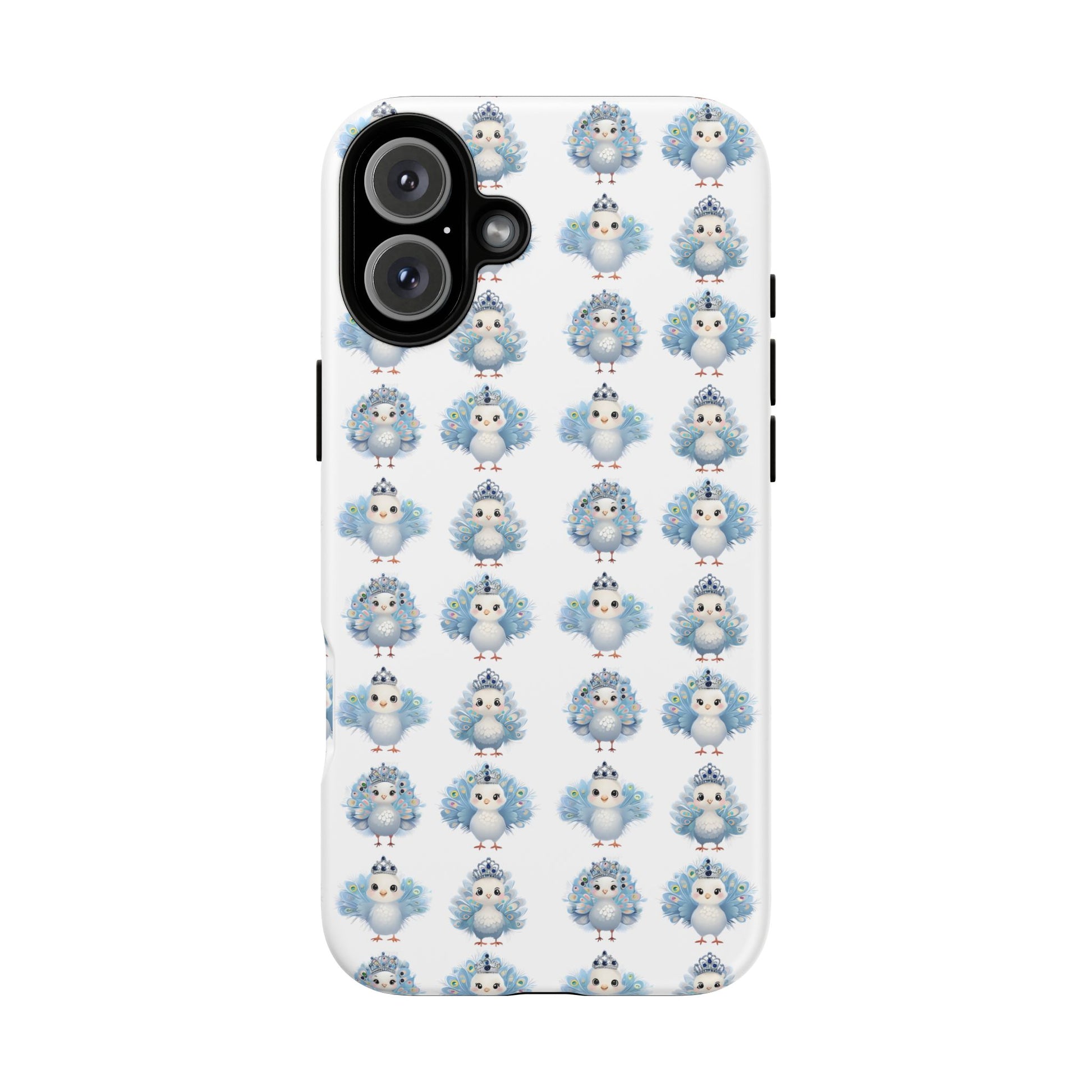 Tough Cases, Peacock Phone Covers, Animal Lover Gift, Cute Bird Accessories, Tiara Design, Protective Shell