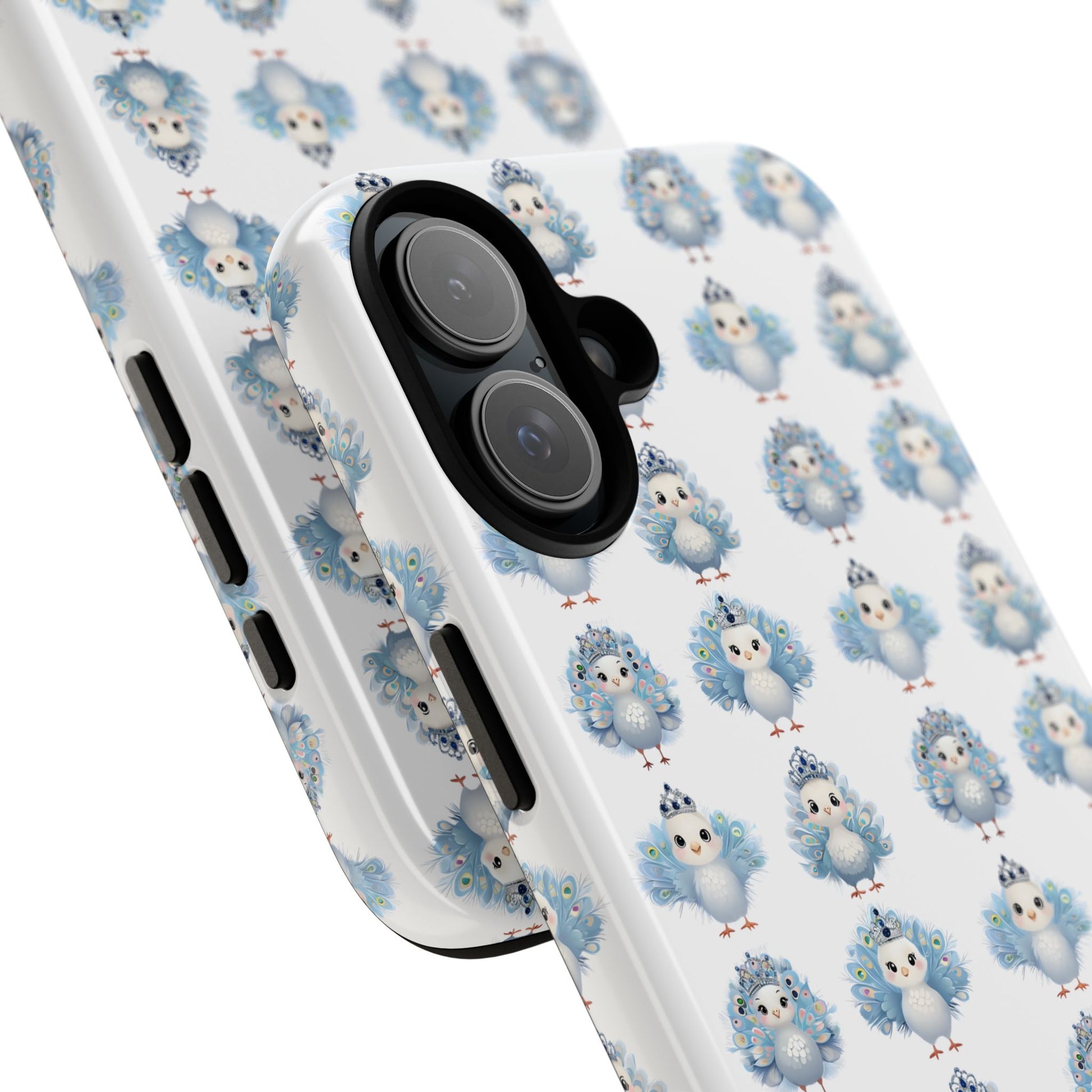 Tough Cases, Peacock Phone Covers, Animal Lover Gift, Cute Bird Accessories, Tiara Design, Protective Shell