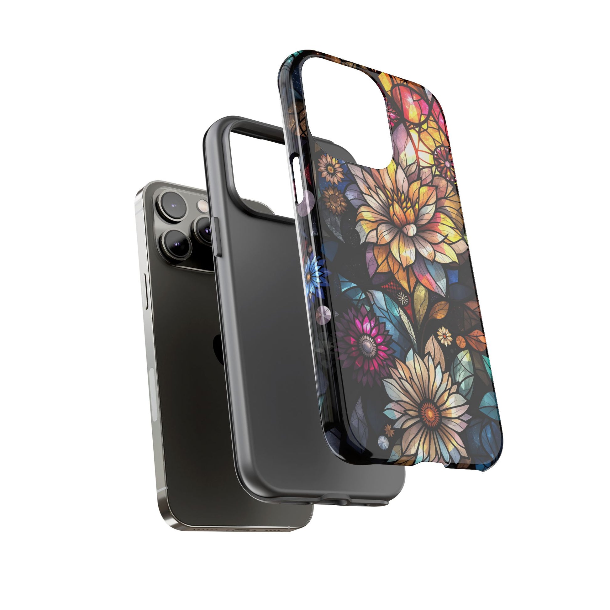 Floral Phone Case - Vibrant Petal Pattern, Tough Protection, Stylish Accessory, Gift for Nature Lovers, Eco-Friendly Design, Floral Art