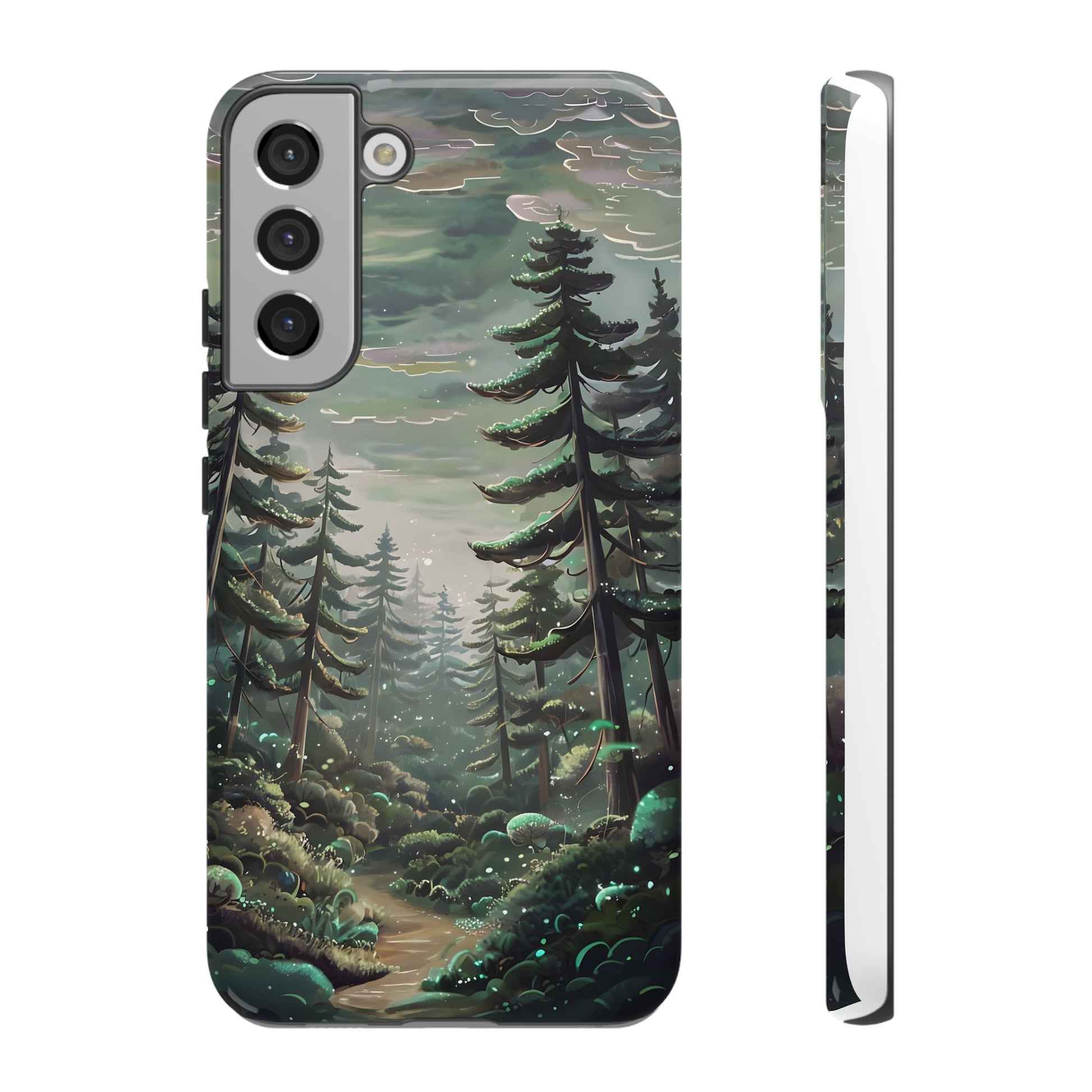 Phone Case, Whimsical Anime Forest Illustration Brimming With Enchantment, Tough Protective Cover, Unique Gift, Trendy